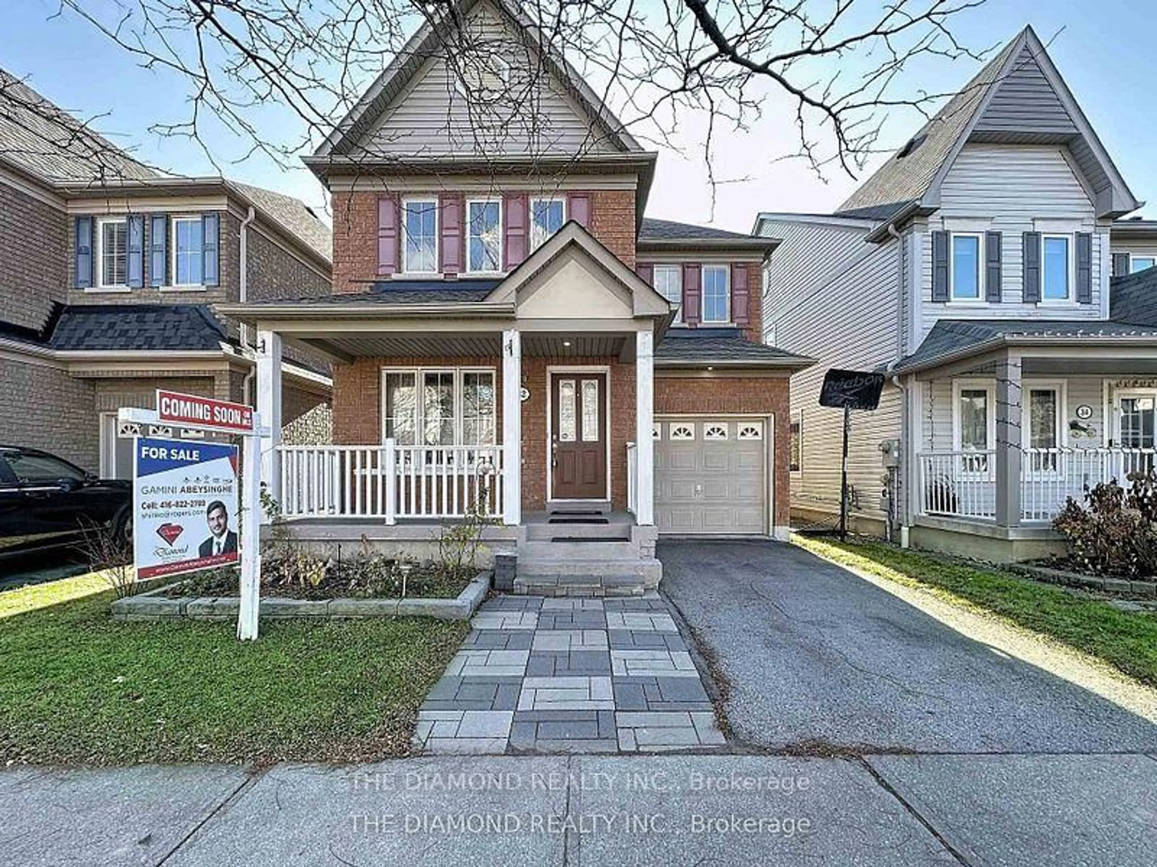 Home with brick exterior material, street for 32 Marriner Cres, Ajax Ontario L1Z 1Z1
