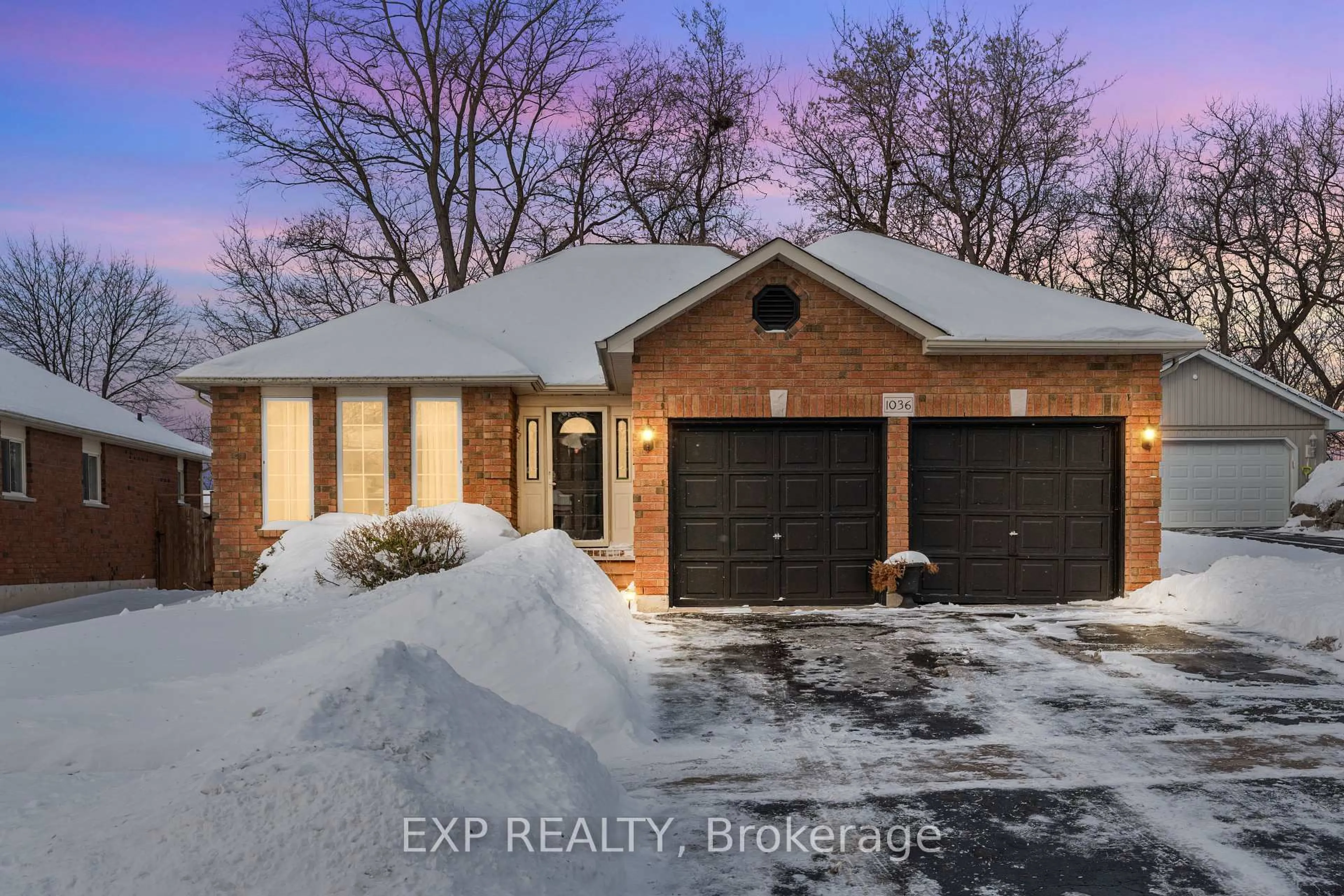 Home with brick exterior material, street for 1036 Stone Cottage Cres, Oshawa Ontario L1K 1Z4