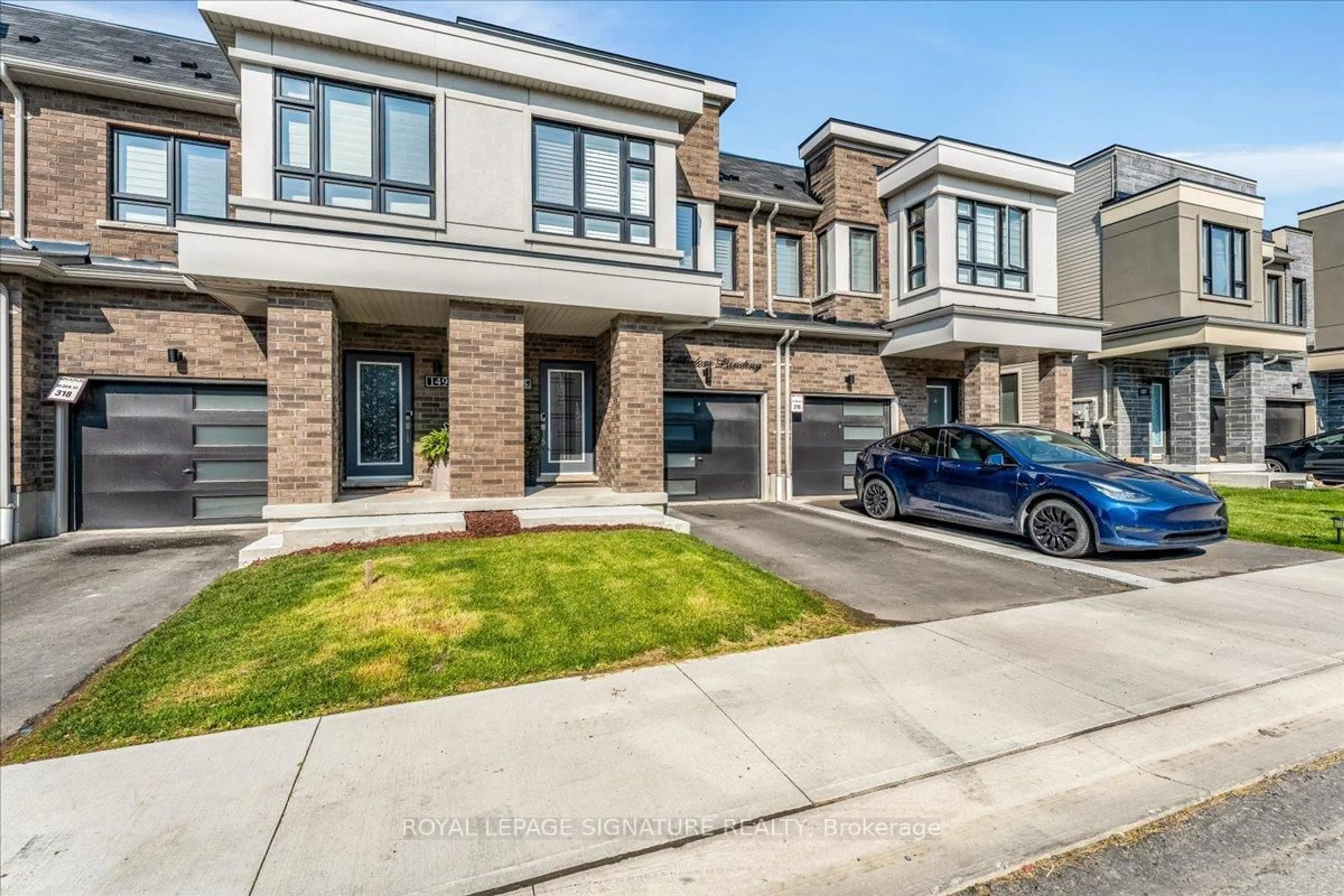 Home with brick exterior material, street for 145 Sailors Landing, Clarington Ontario L1C 3K5