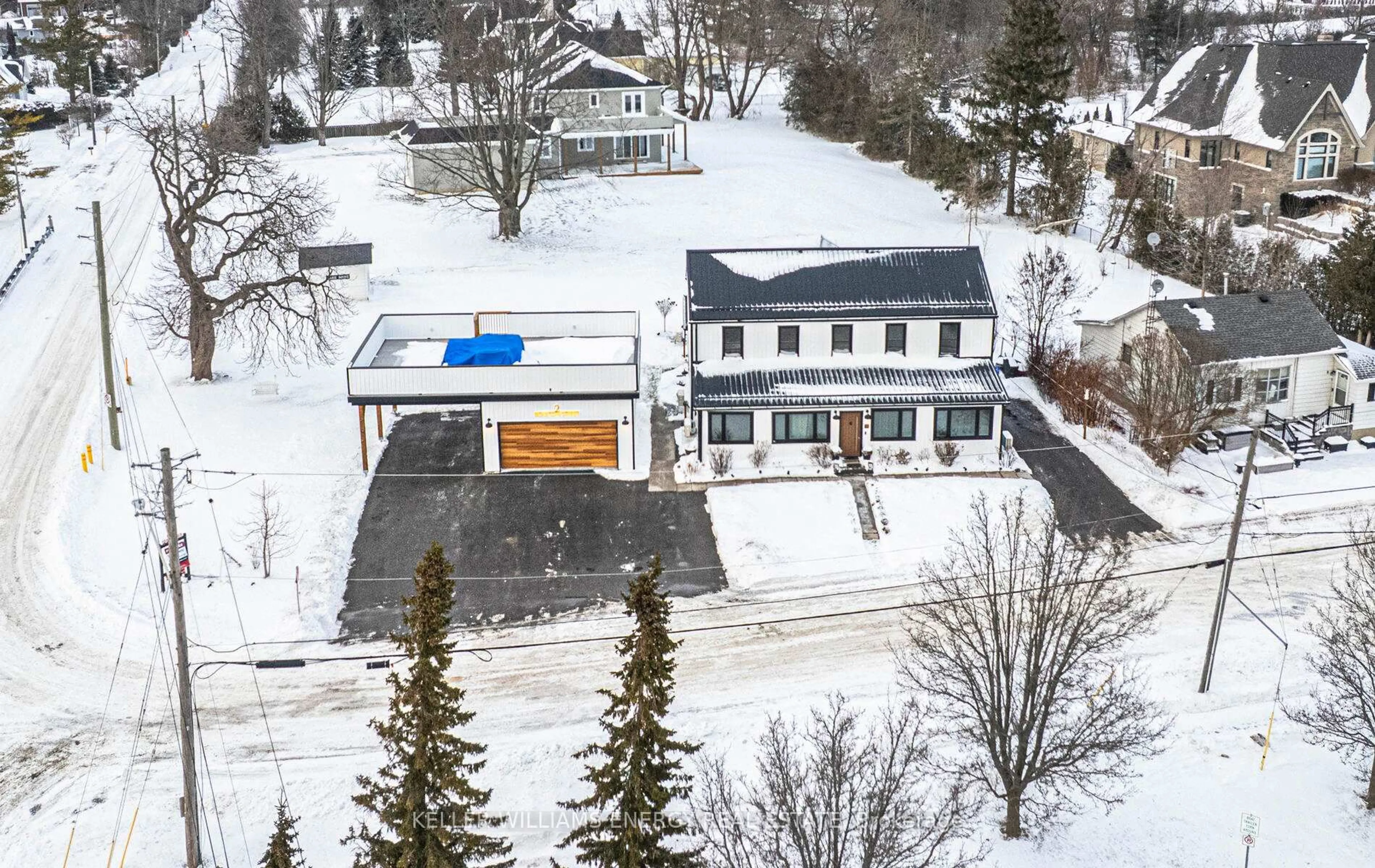 A pic from outside/outdoor area/front of a property/back of a property/a pic from drone, street for 2 Boulton St, Clarington Ontario L1B 1L9