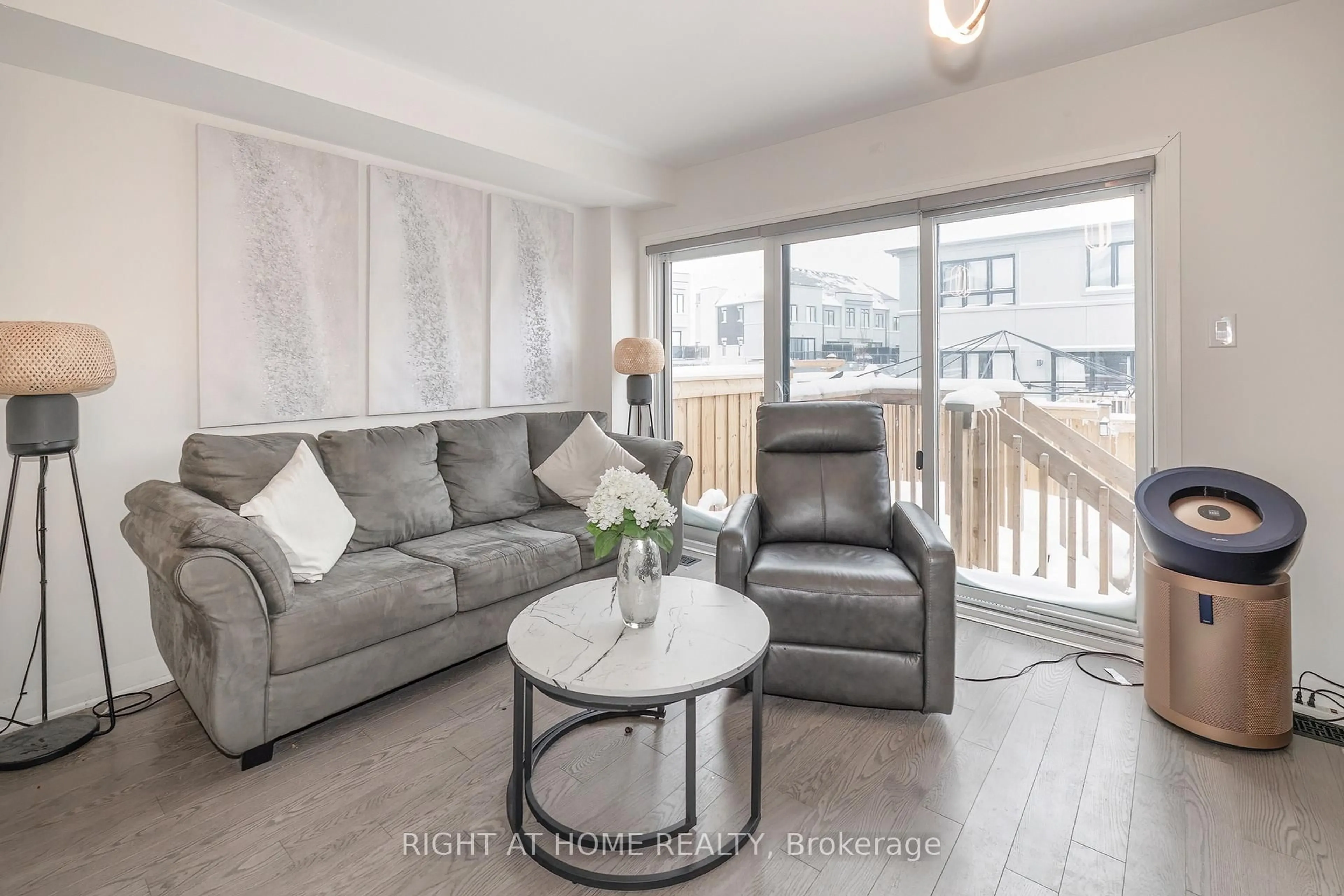 Living room with furniture, unknown for 30 Caspian Sq, Clarington Ontario L1C 7G3