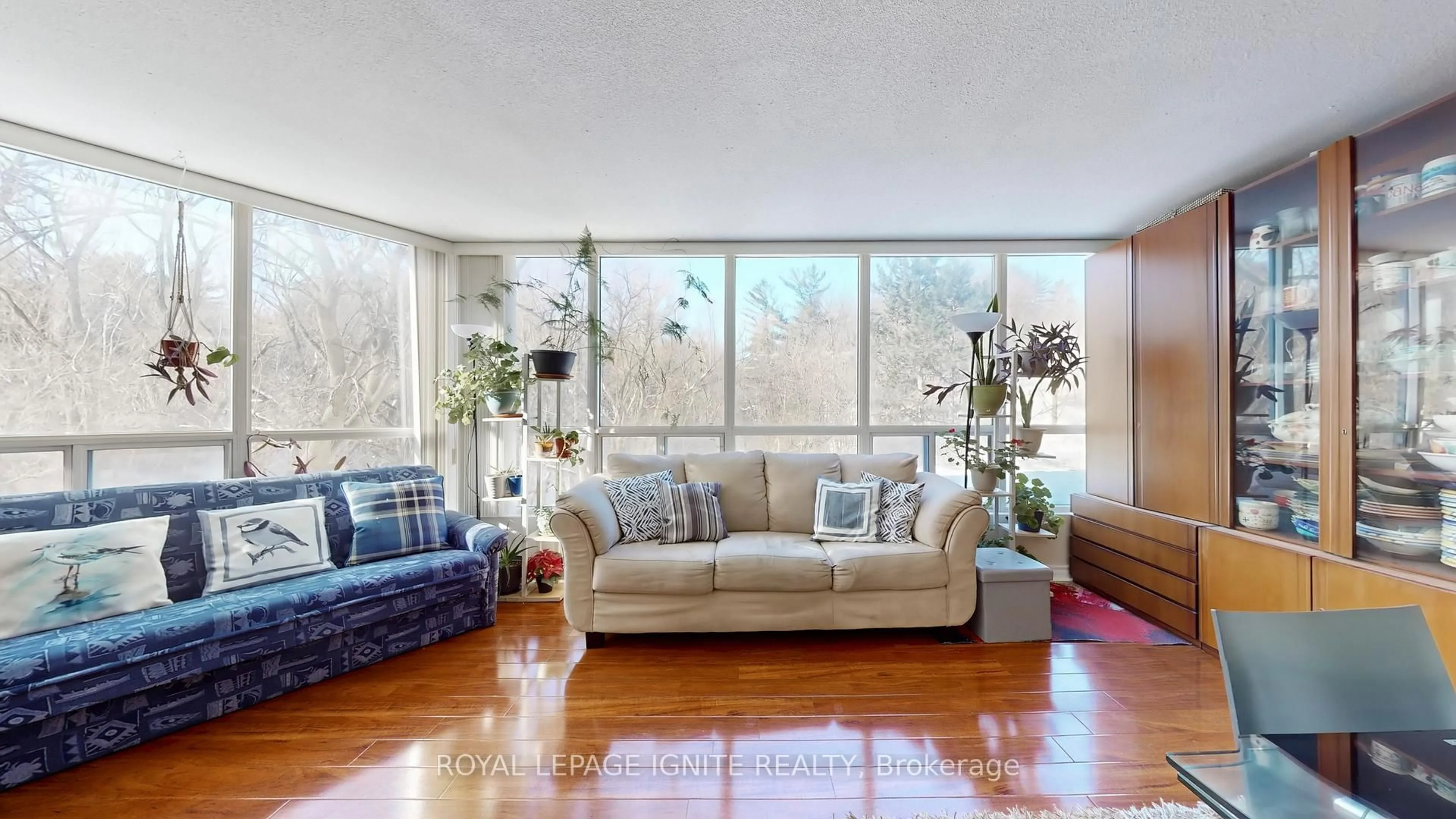 Living room with furniture, unknown for 3050 Ellesmere Rd #312, Toronto Ontario M1E 5E6