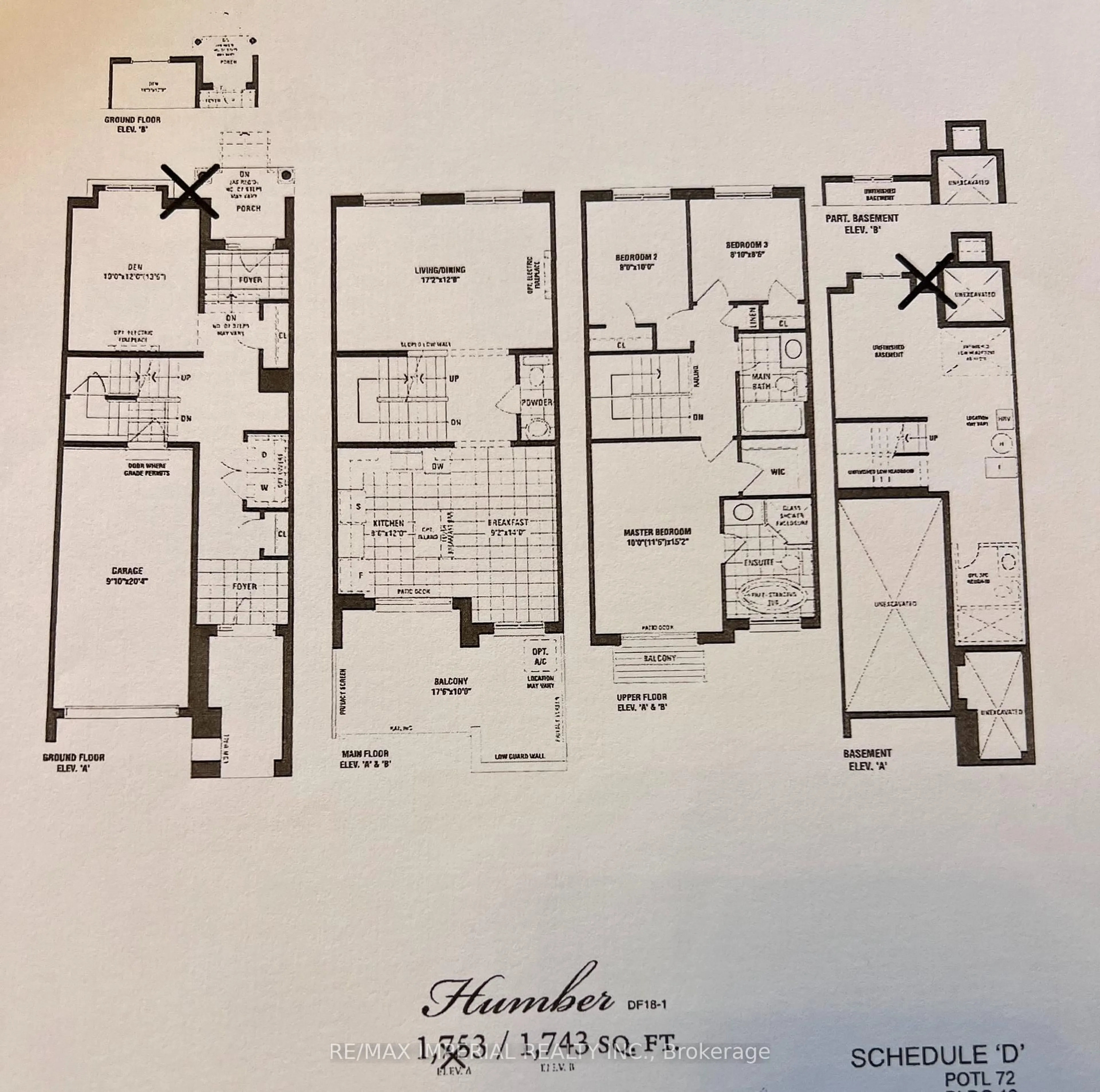 Floor plan for 29 Kingfisher Way, Whitby Ontario L1P 0K3