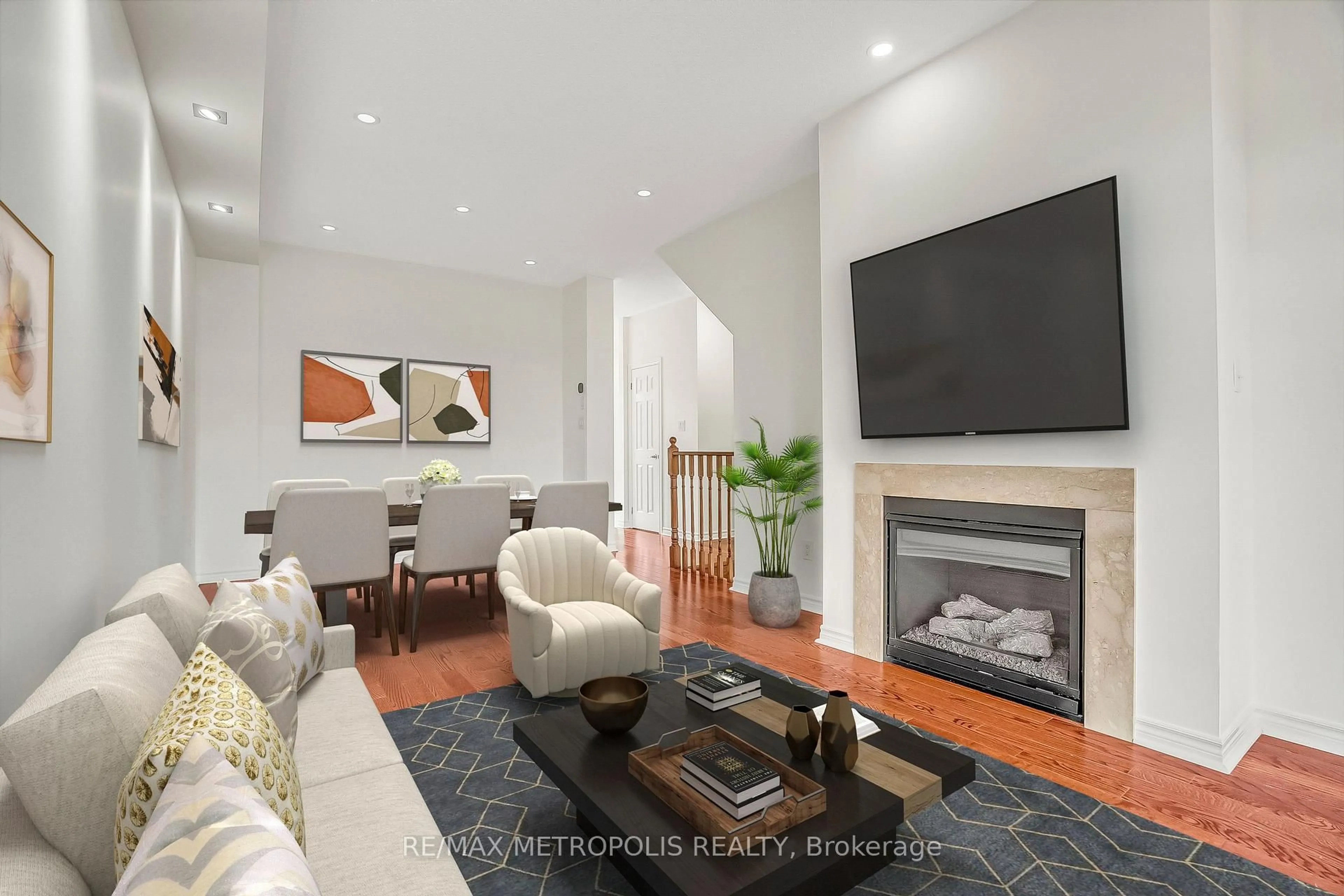 Living room with furniture, unknown for 43 Horton St, Ajax Ontario L1Z 1E3