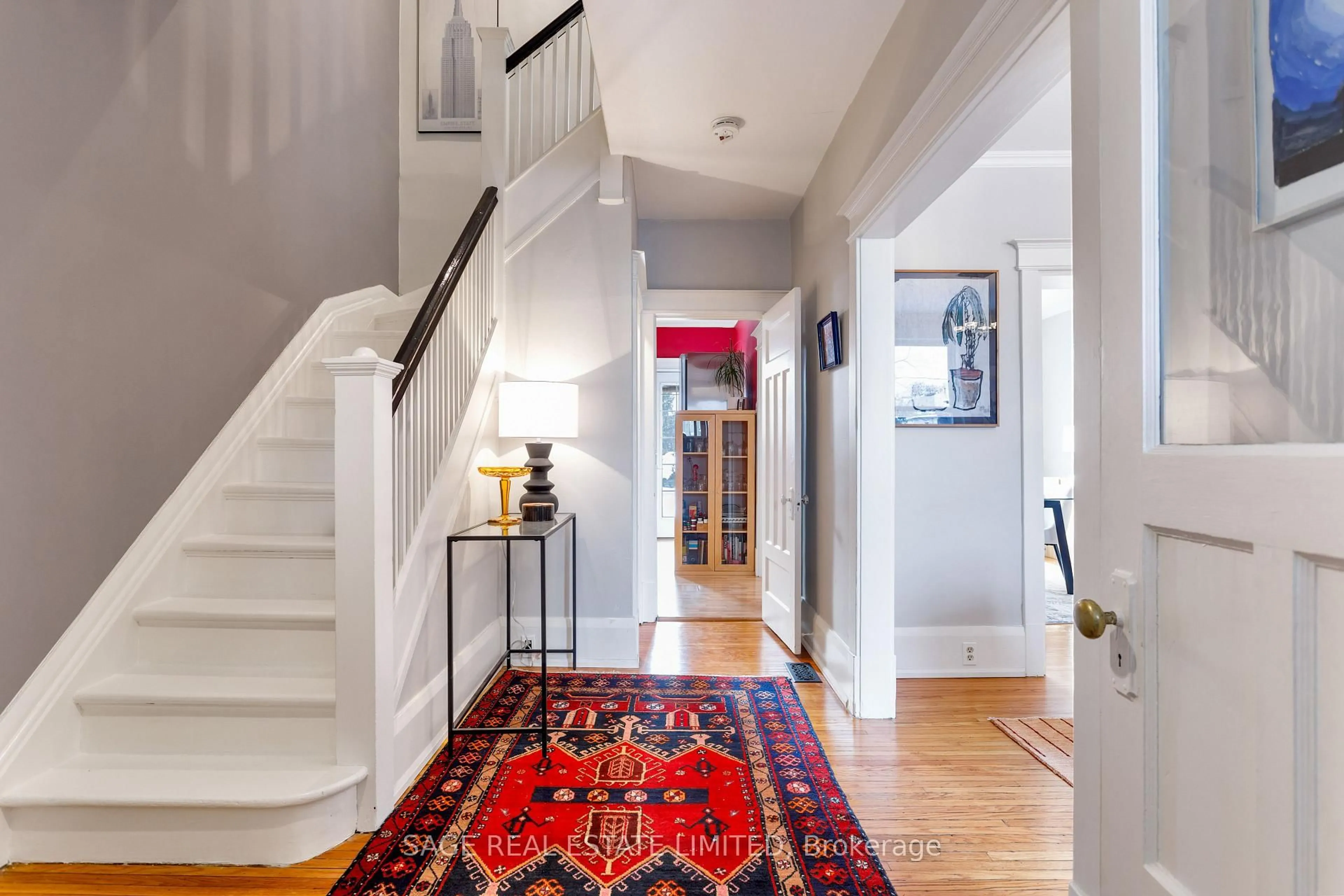 Indoor entryway for 124 Alton Ave, Toronto Ontario M4L 2M2