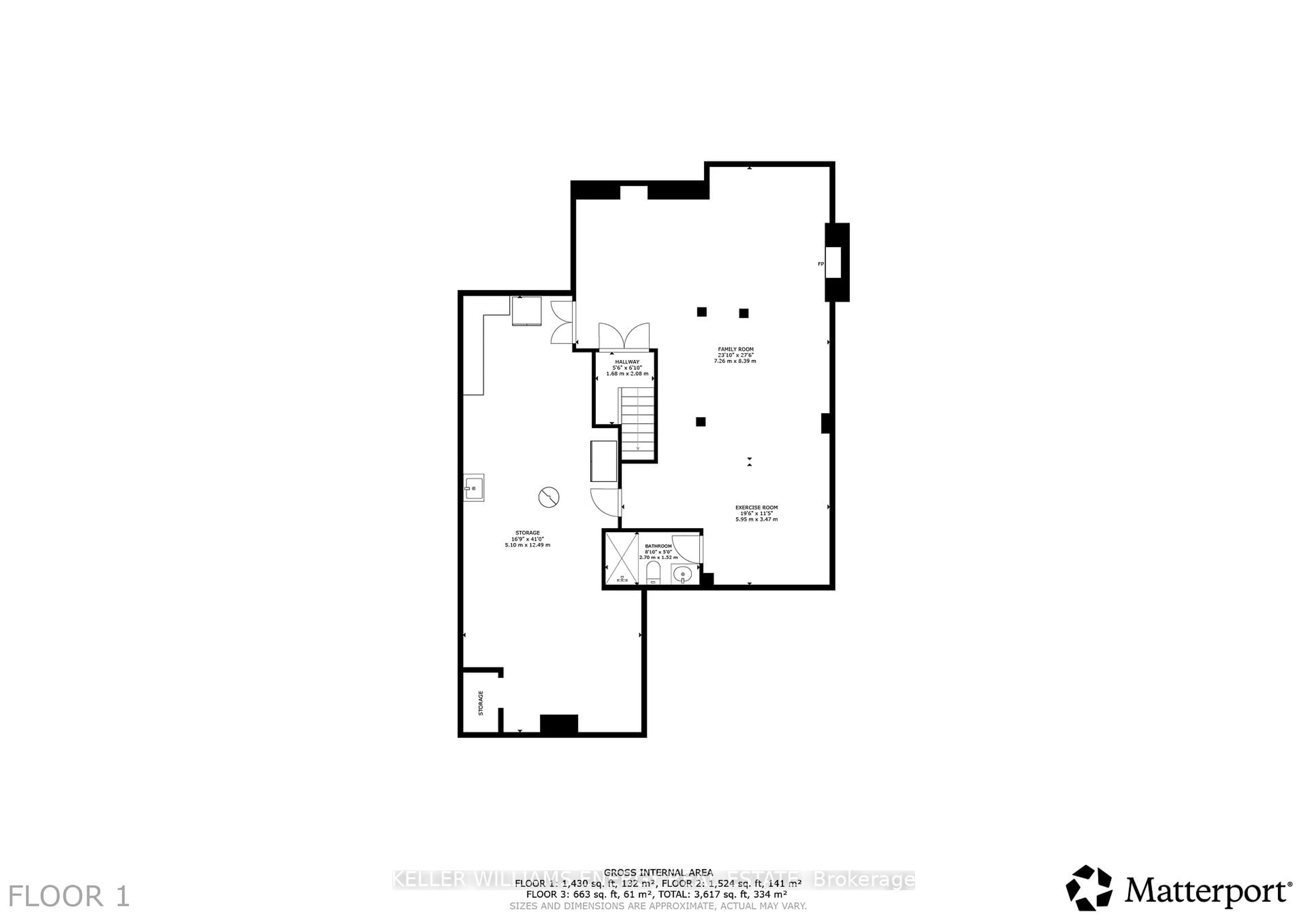Floor plan for 124 Mackey Dr, Whitby Ontario L1P 1R6