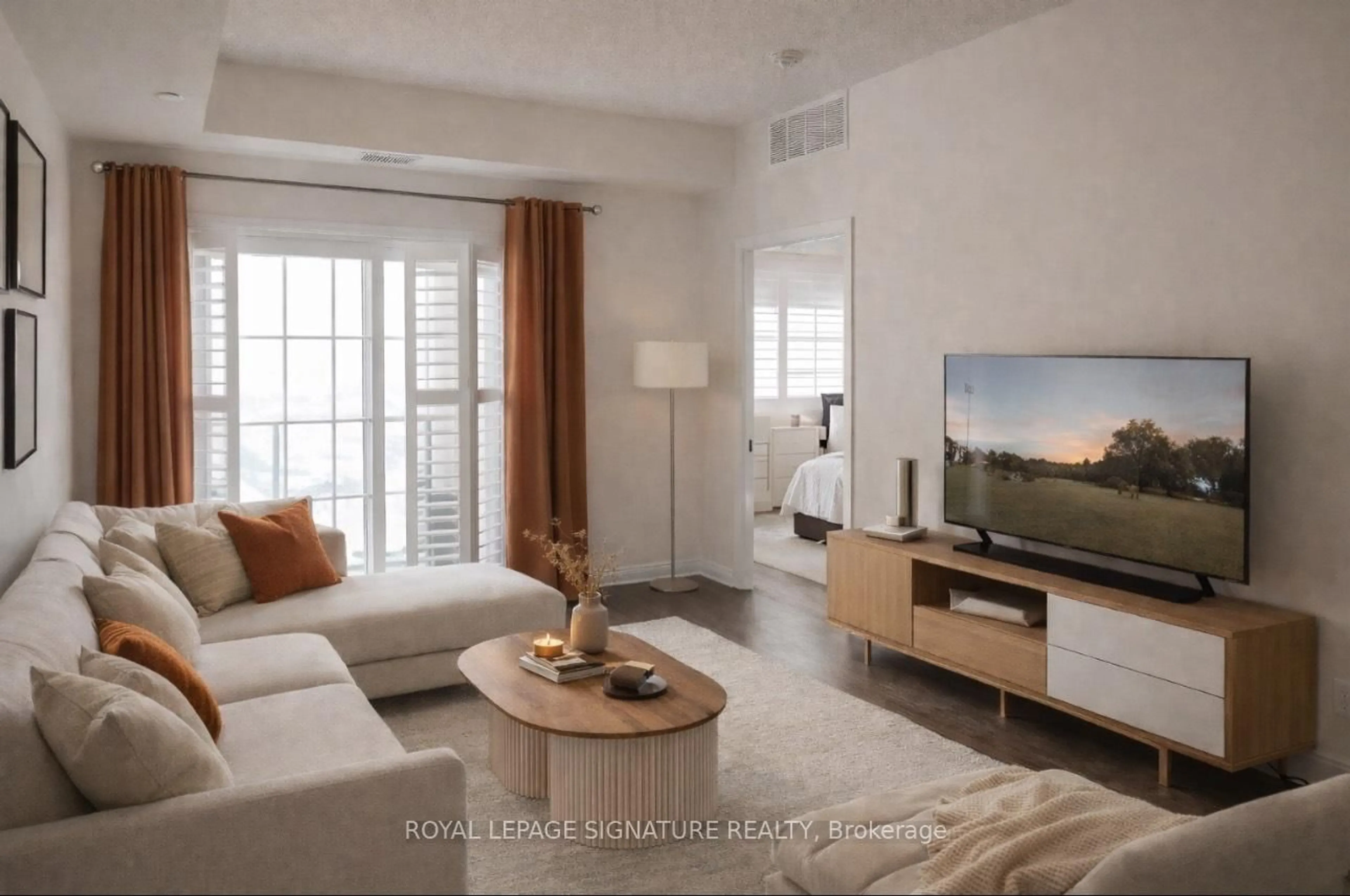 Living room with furniture, unknown for 70 Shipway Ave #211, Clarington Ontario L1B 0V7