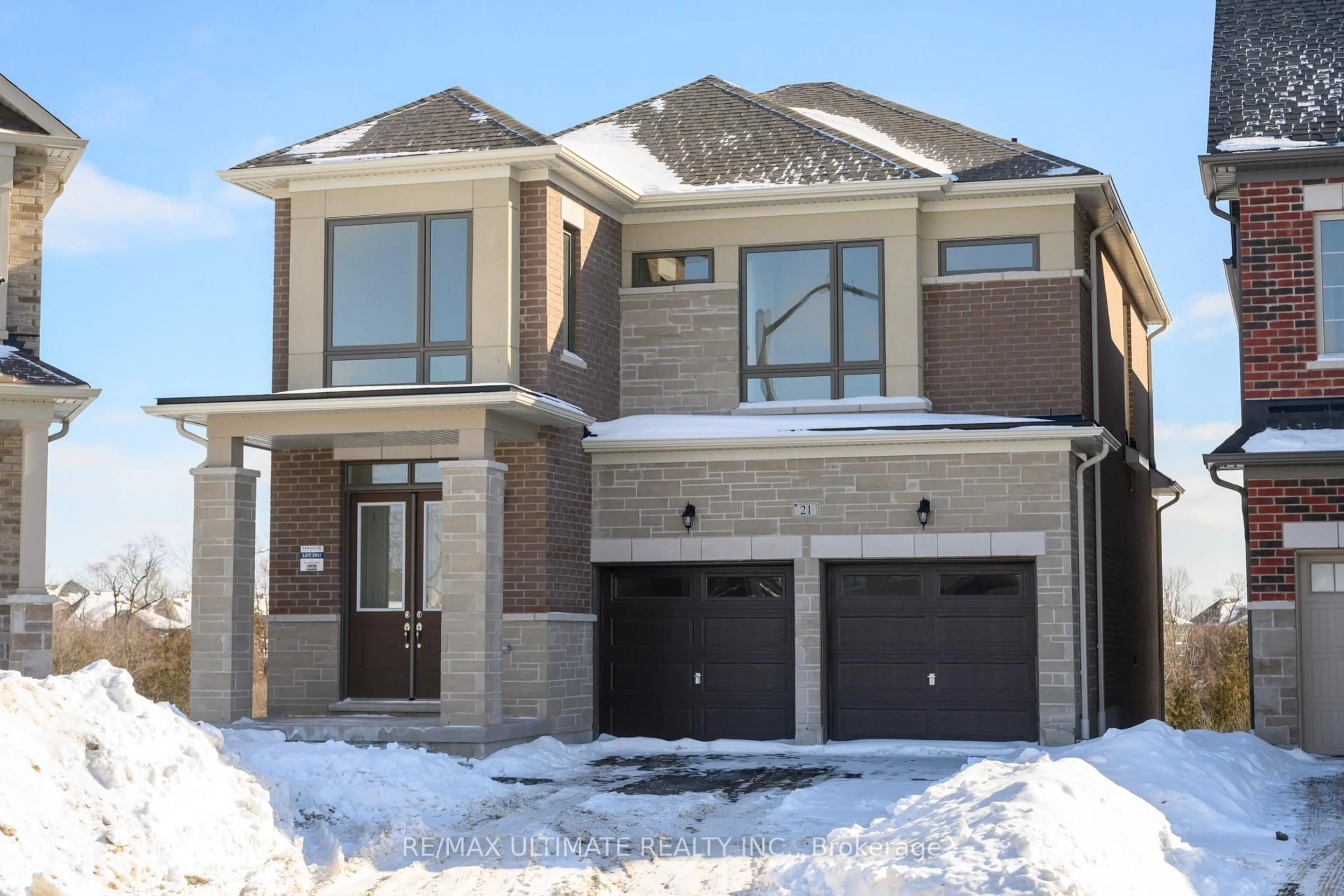 Home with brick exterior material, street for 21 Fire King Dr, Whitby Ontario L1P 0R4