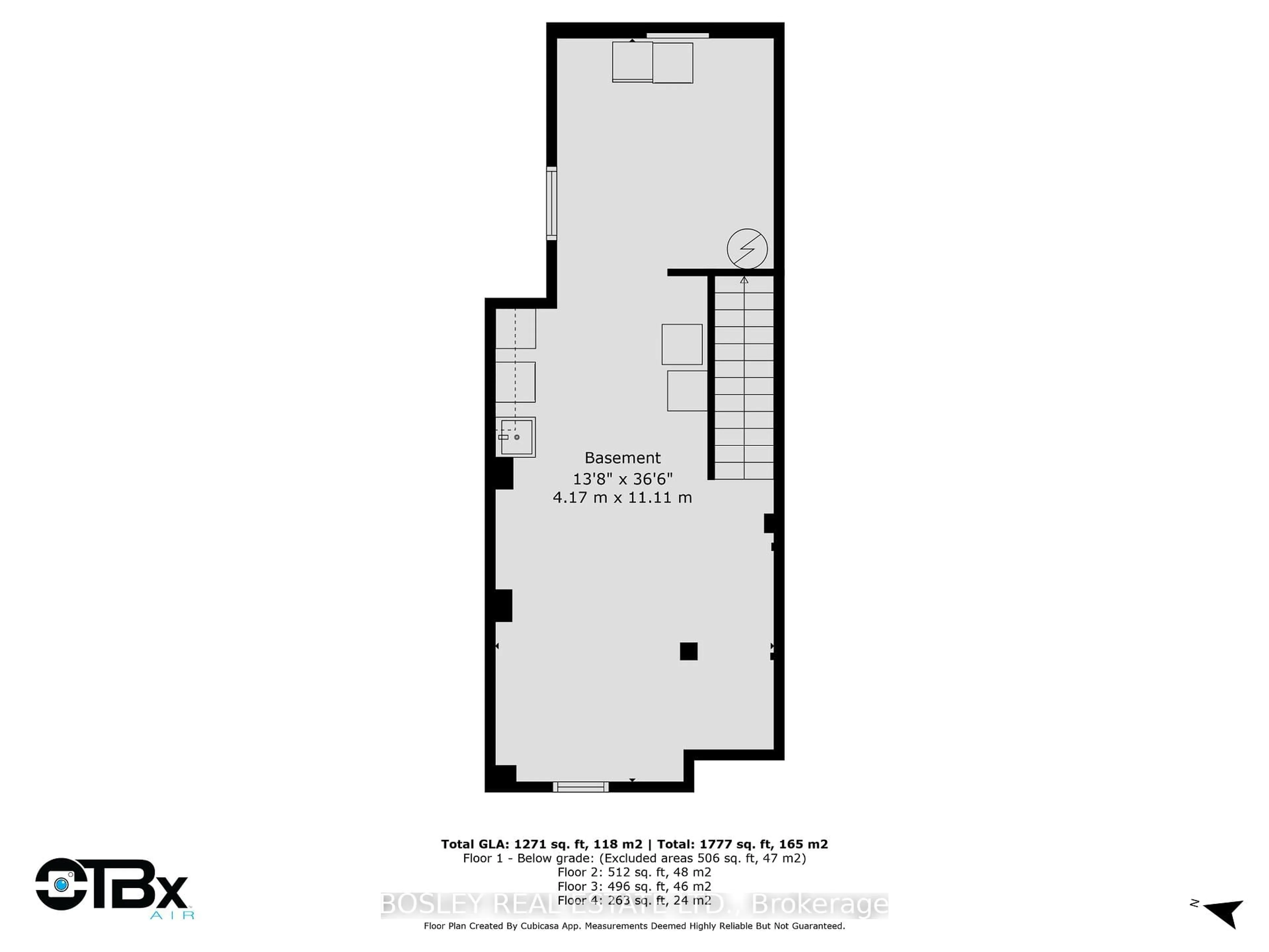 Floor plan for 137 Munro St, Toronto Ontario M4M 2B8