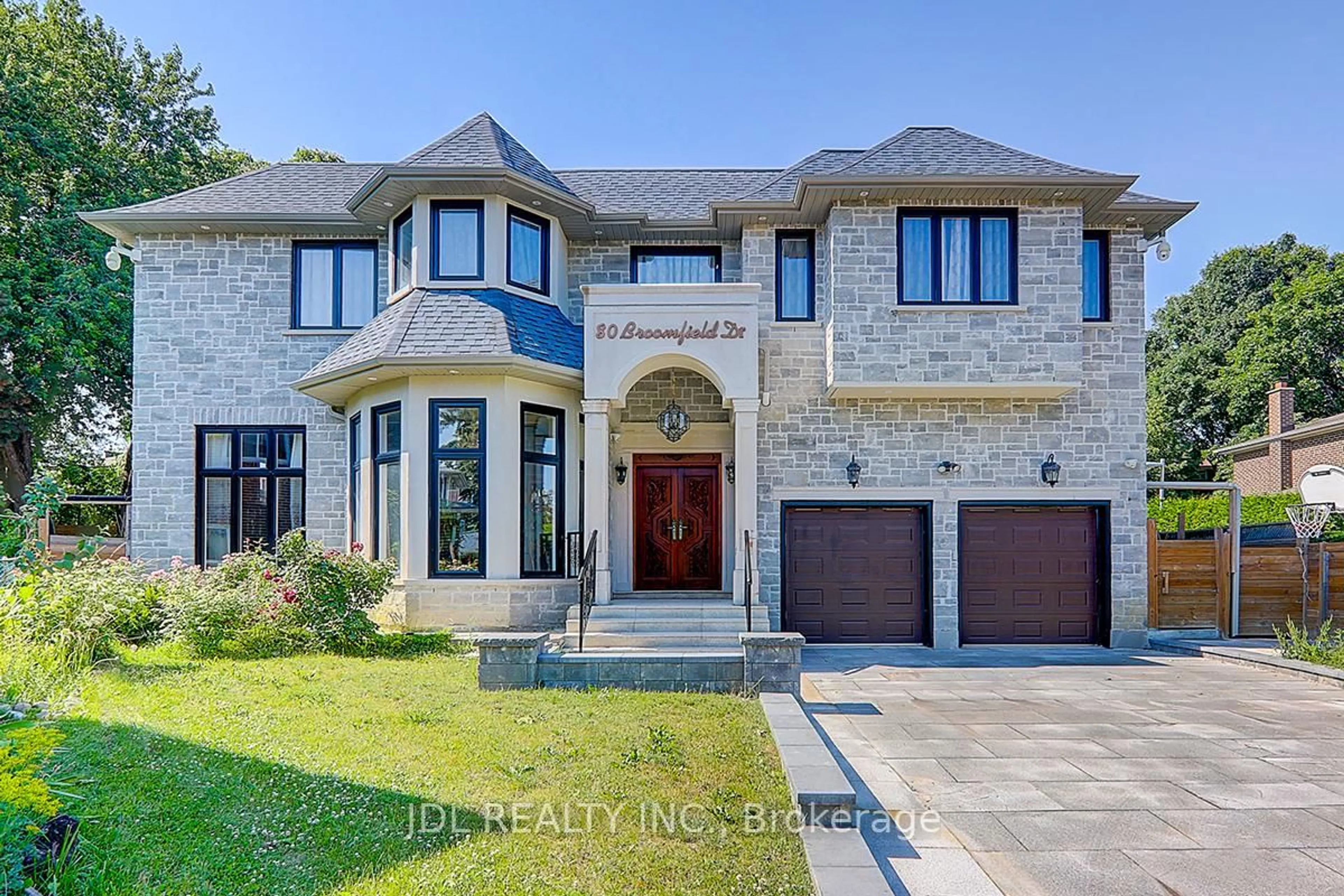 Home with brick exterior material, street for 80 Broomfield Dr, Toronto Ontario M1S 2W1