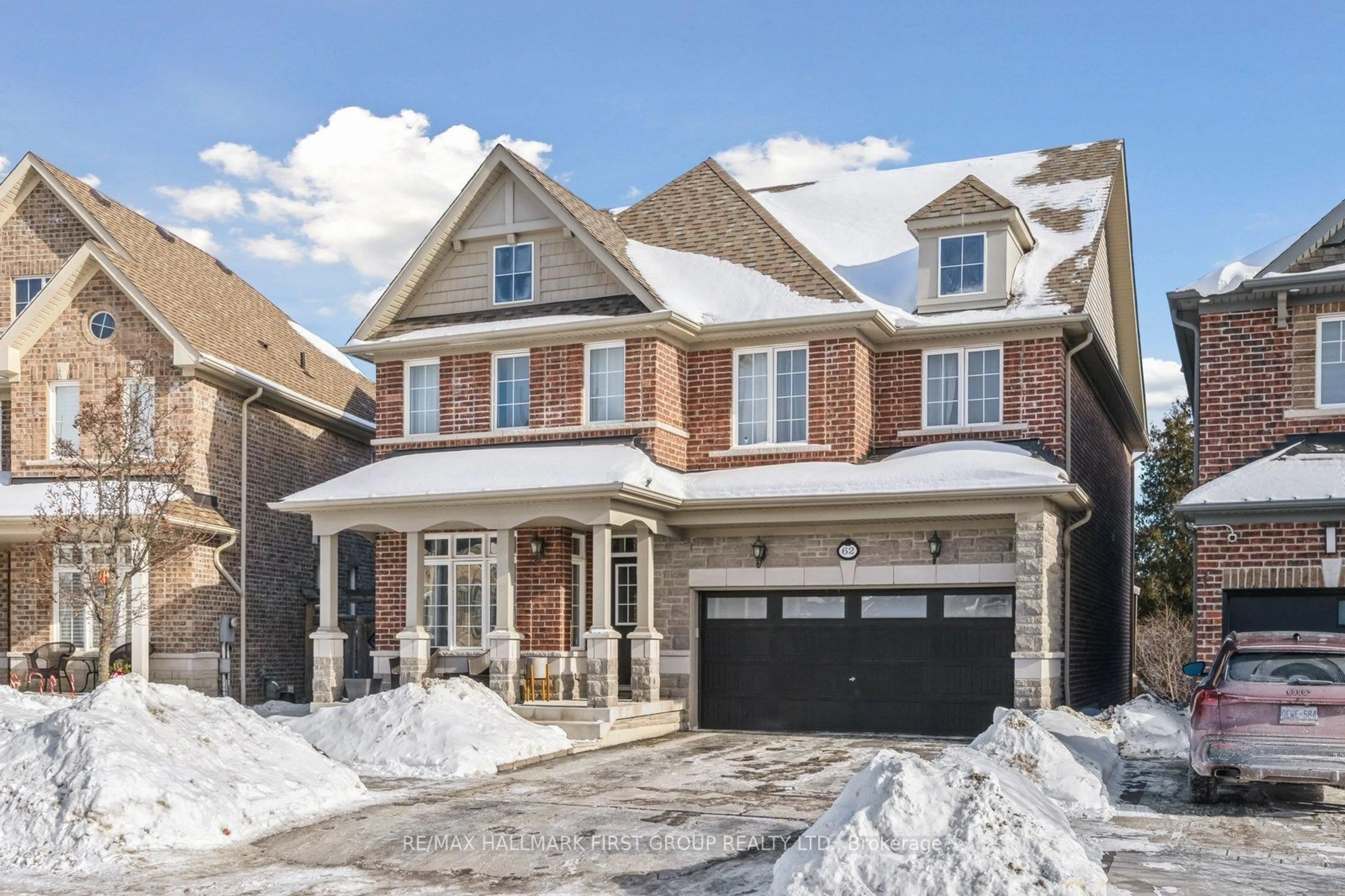 Home with brick exterior material, street for 62 Bignell Cres, Ajax Ontario L1Z 0P6