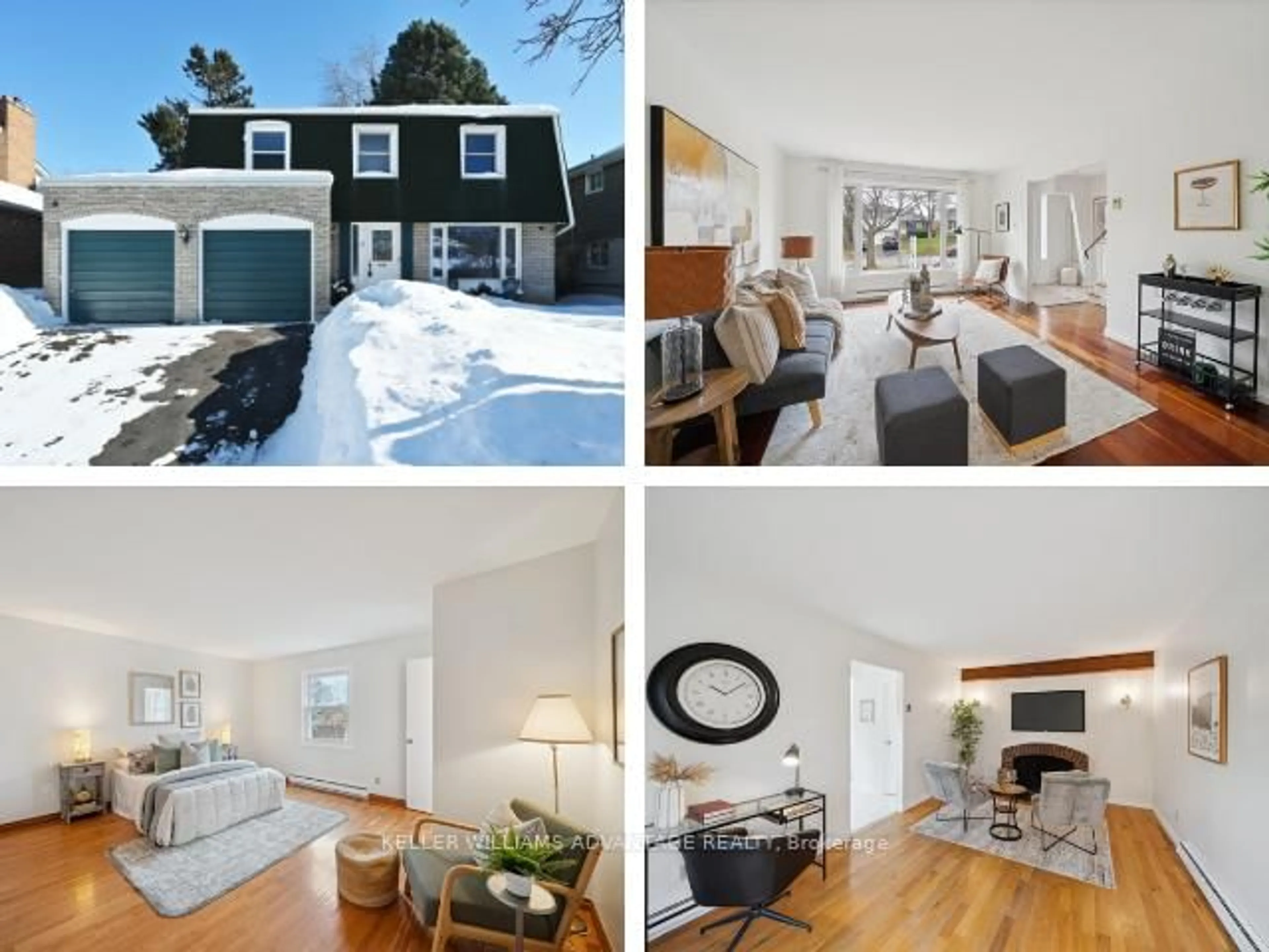 Living room with furniture, wood/laminate floor for 11 Castle Hill Dr, Toronto Ontario M1T 2Y2