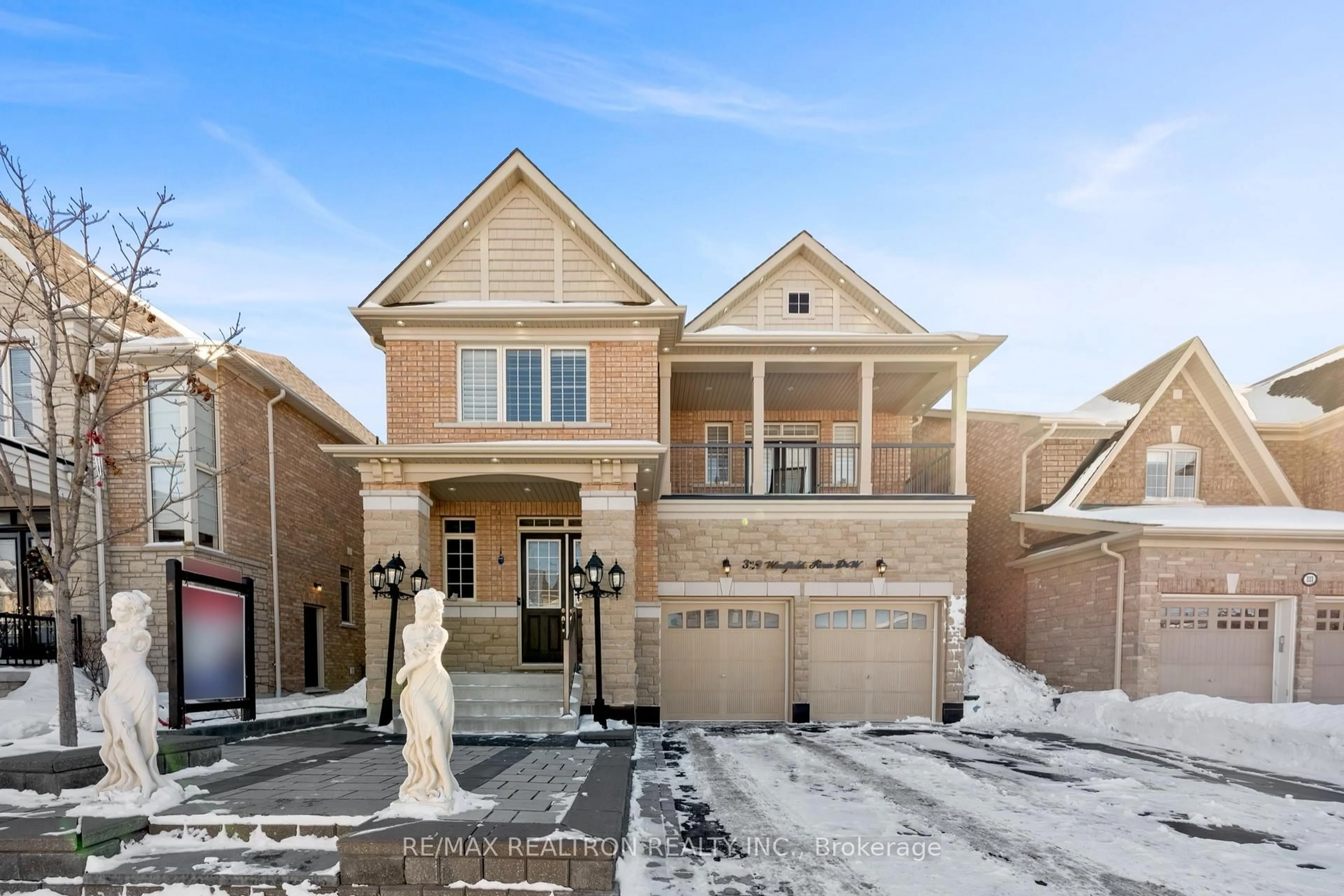Home with brick exterior material, street for 329 Windfield Farm Dr, Oshawa Ontario L1L 0M2