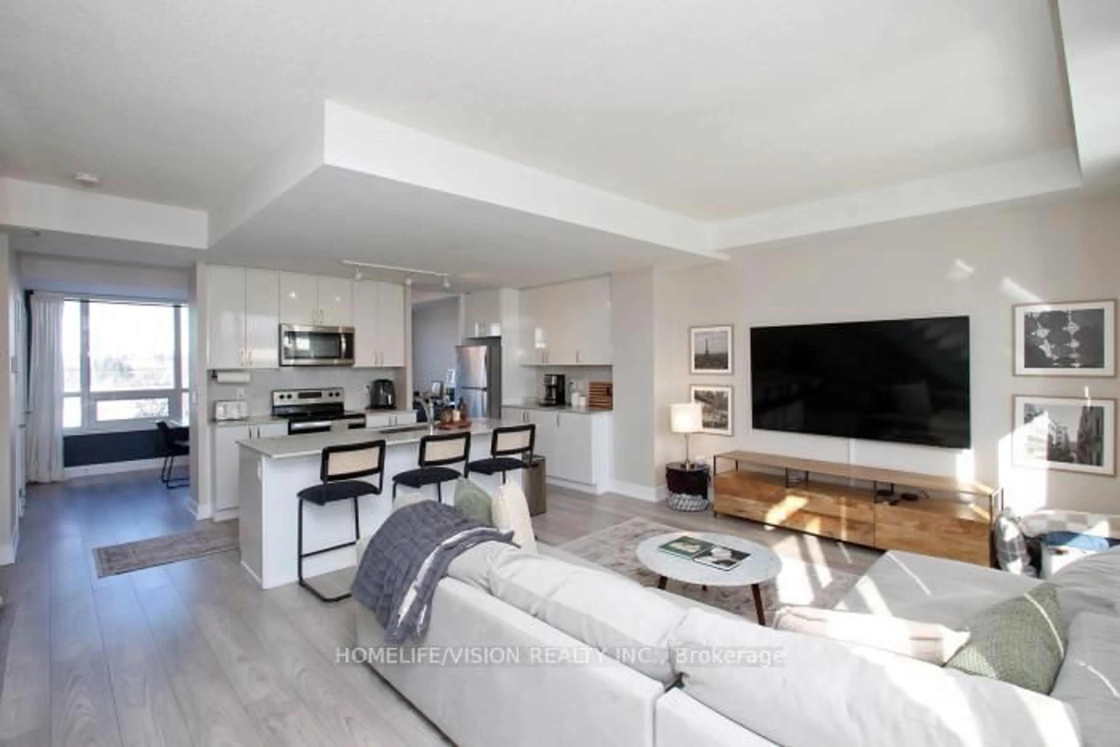 Living room with furniture, unknown for 1245 Bayly St #TH4, Pickering Ontario L1W 0B5