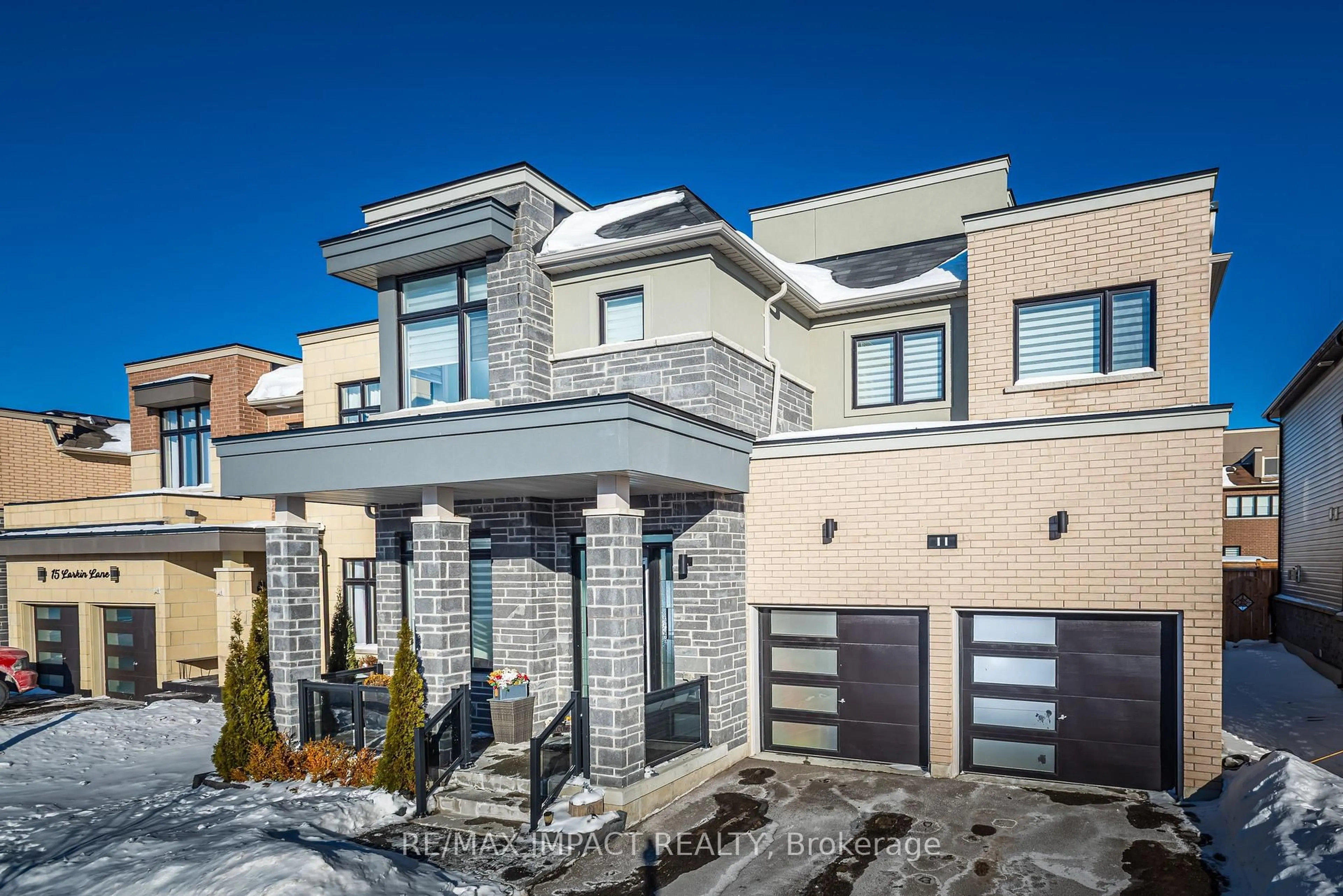 Home with brick exterior material, street for 11 Larkin Lane, Clarington Ontario L1C 4A7