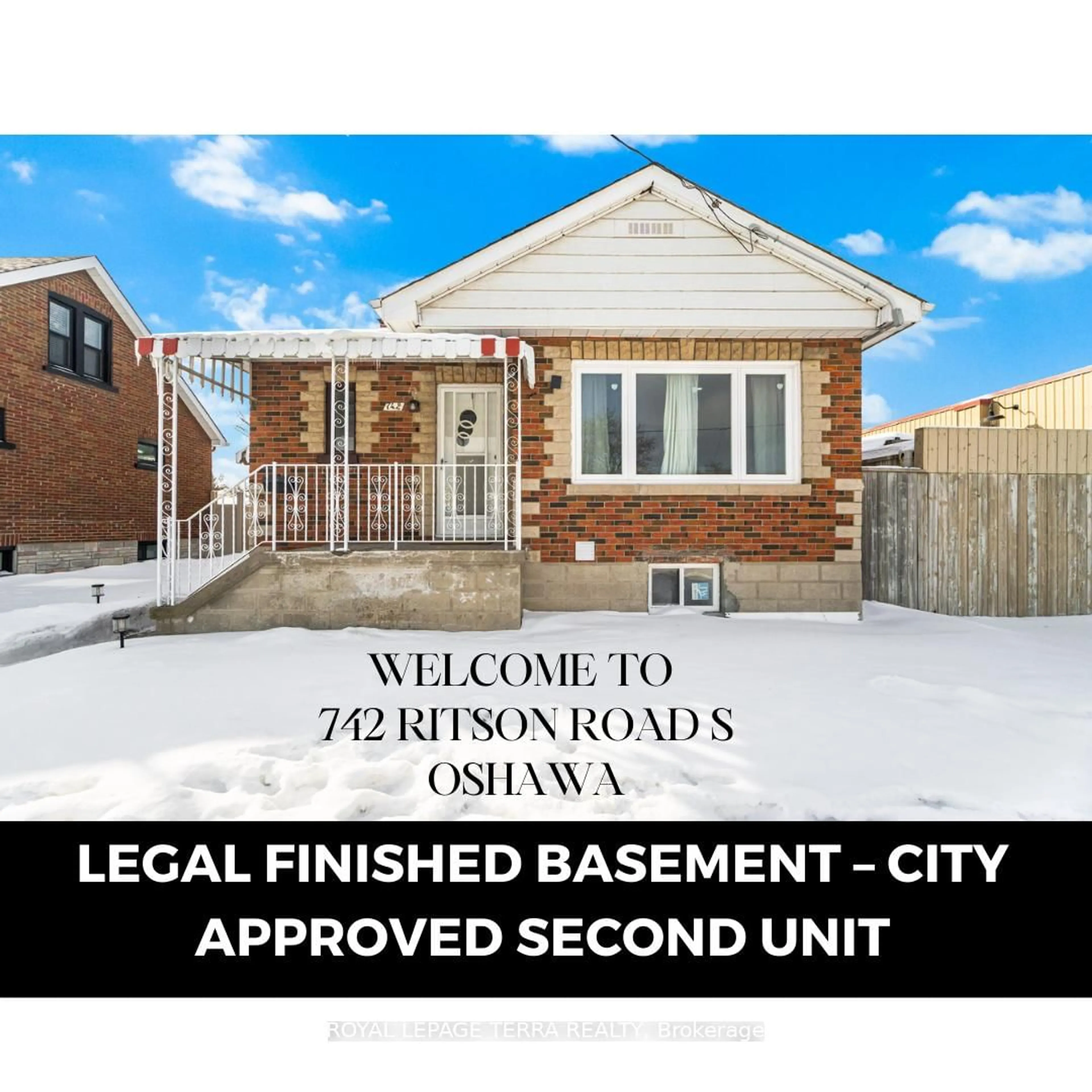 Home with brick exterior material, street for 742 Ritson Rd, Oshawa Ontario L1H 5L1
