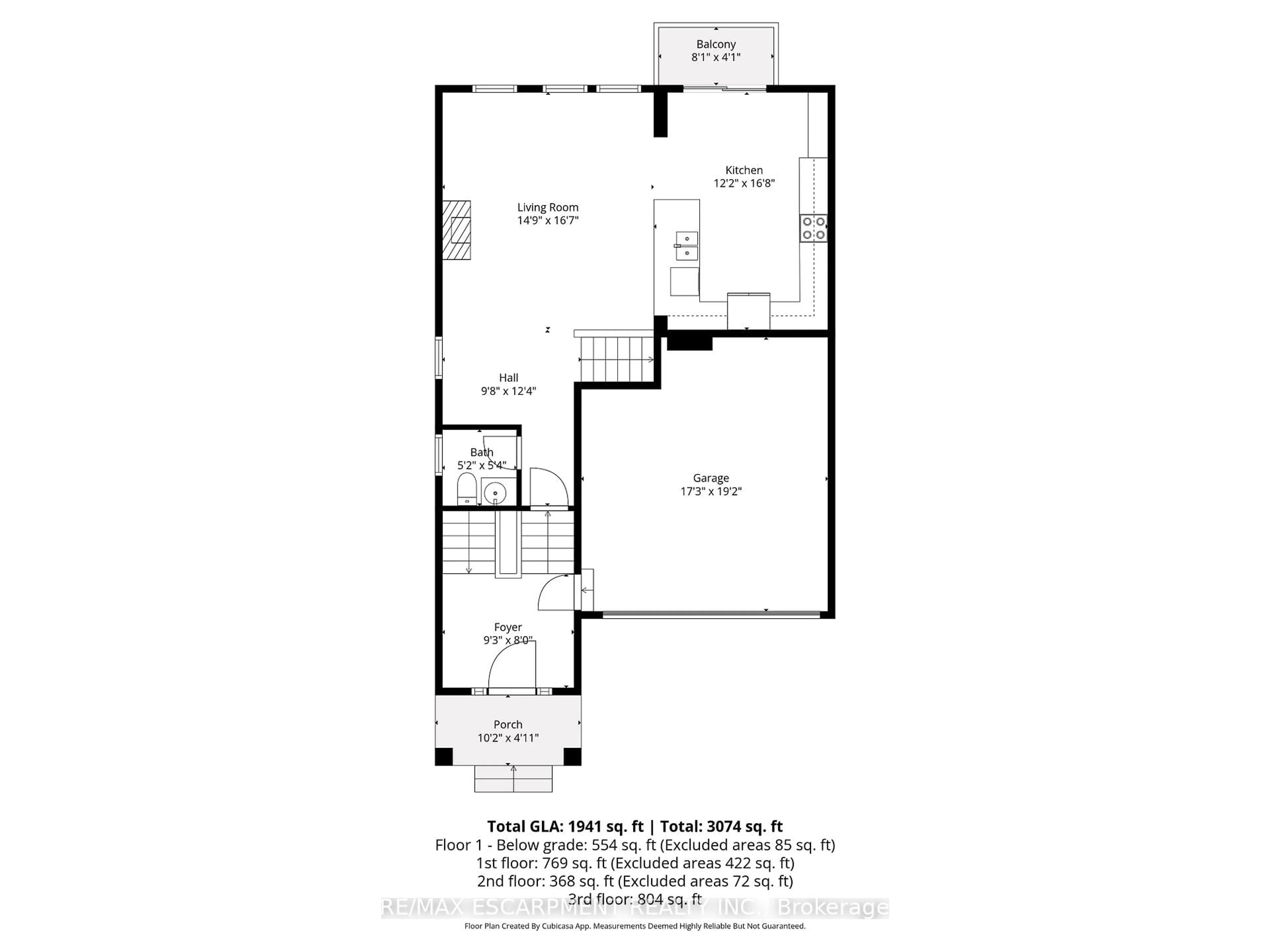 Floor plan for 1140 Beneford Rd, Oshawa Ontario L1K 0A2