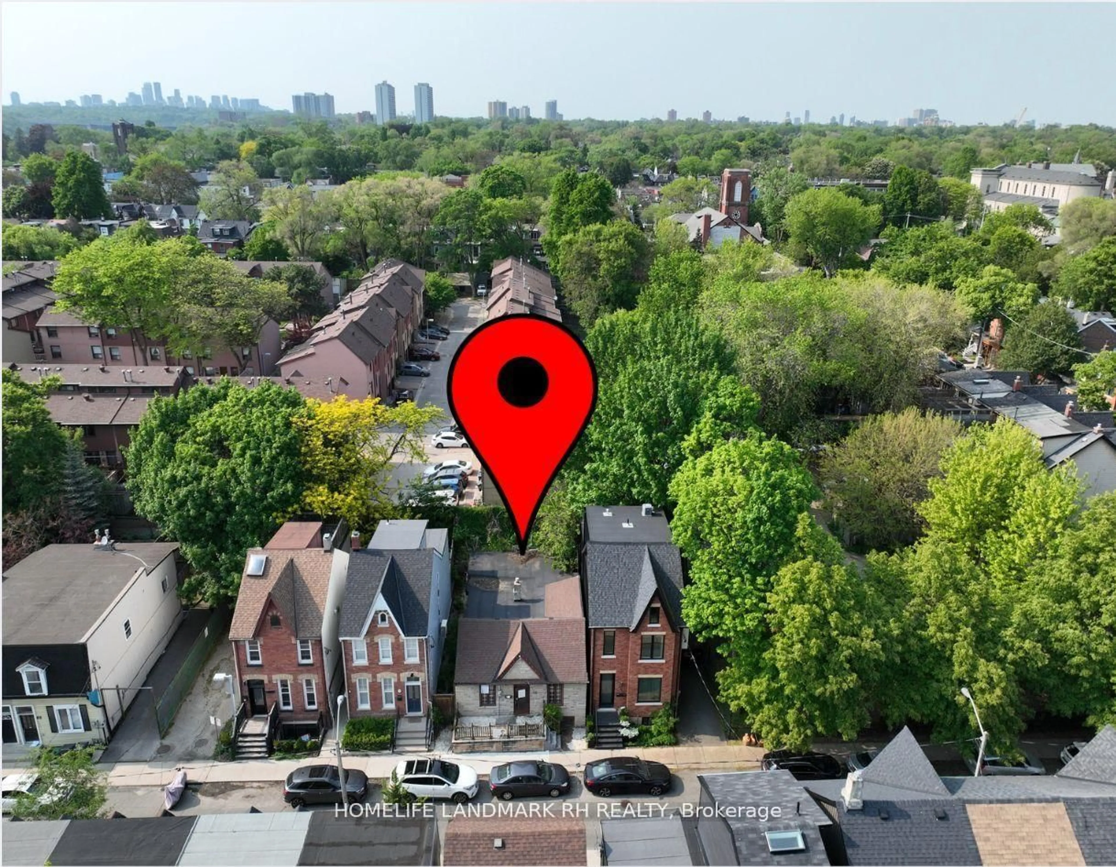 Picture of a map for 70 Allen Ave, Toronto Ontario M4M 1T4