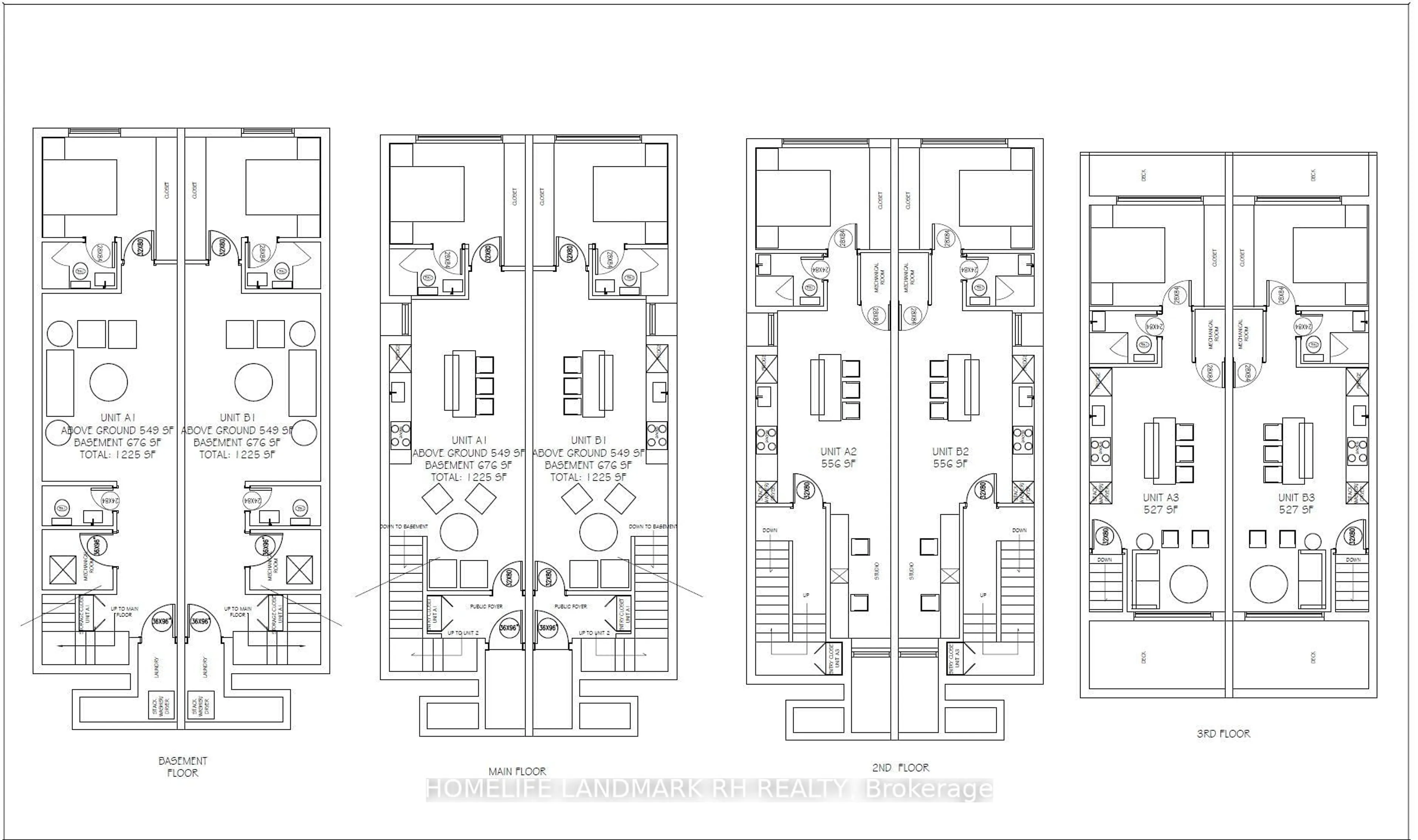 Floor plan for 70 Allen Ave, Toronto Ontario M4M 1T4