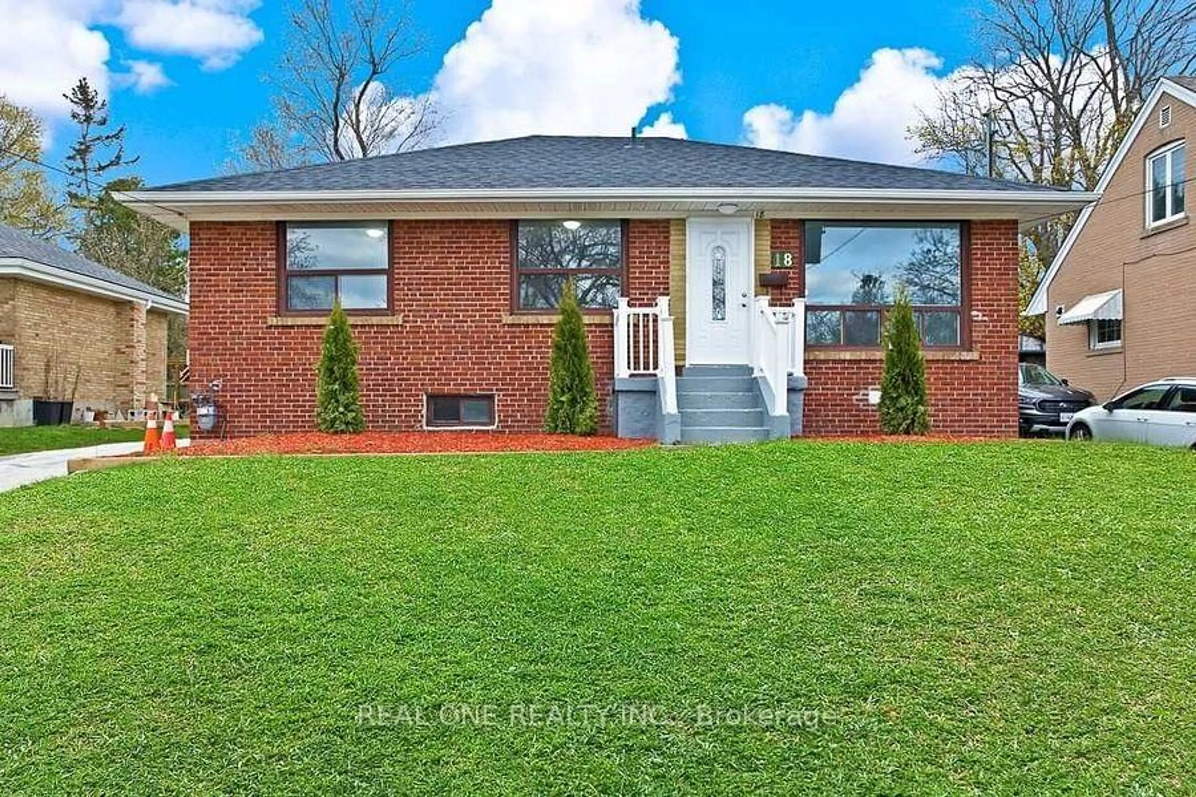 Home with brick exterior material, street for 18 Courton Dr, Toronto Ontario M1R 1K8