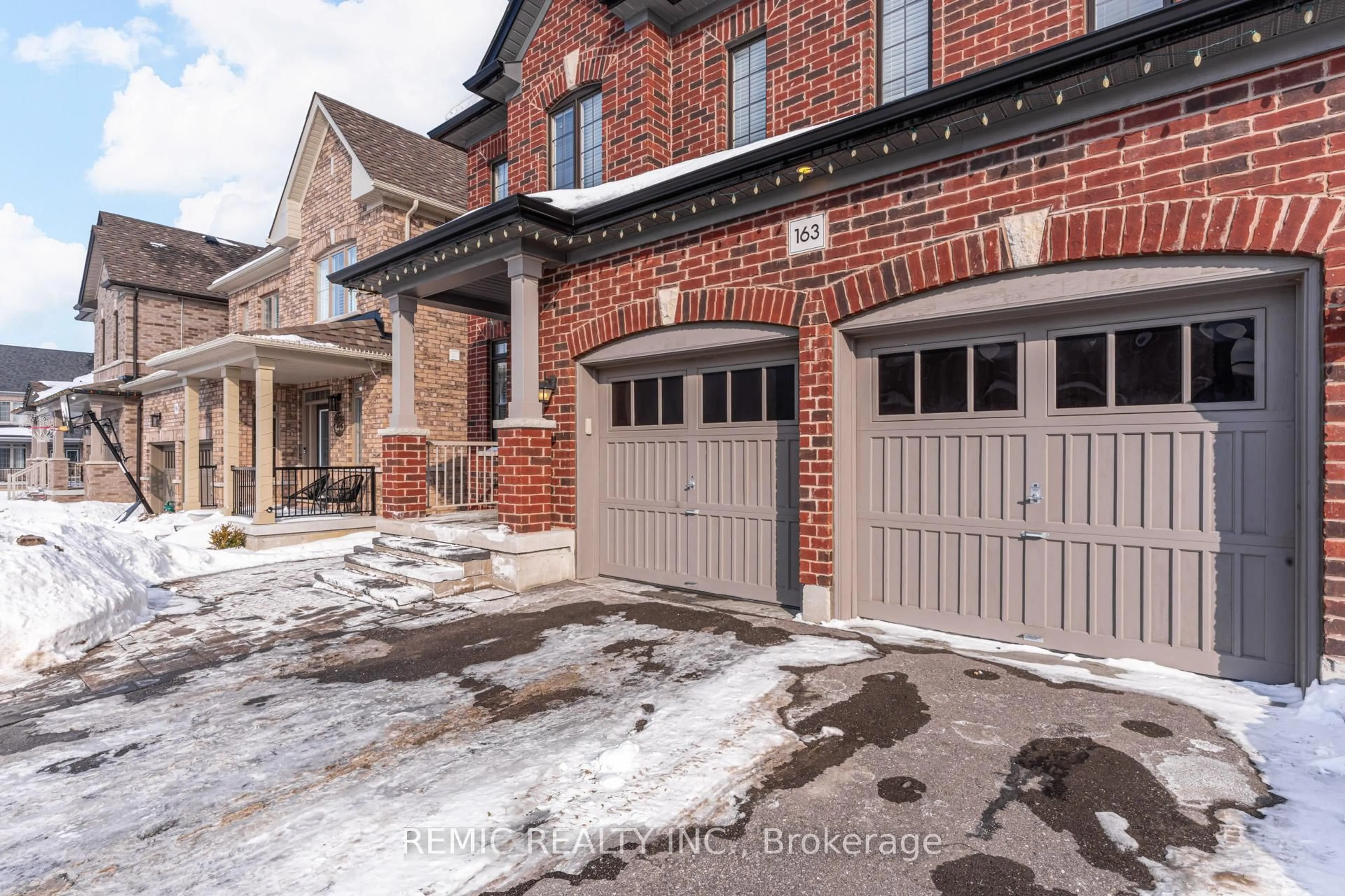 Home with brick exterior material, street for 163 Crombie St, Clarington Ontario L1C 4A6