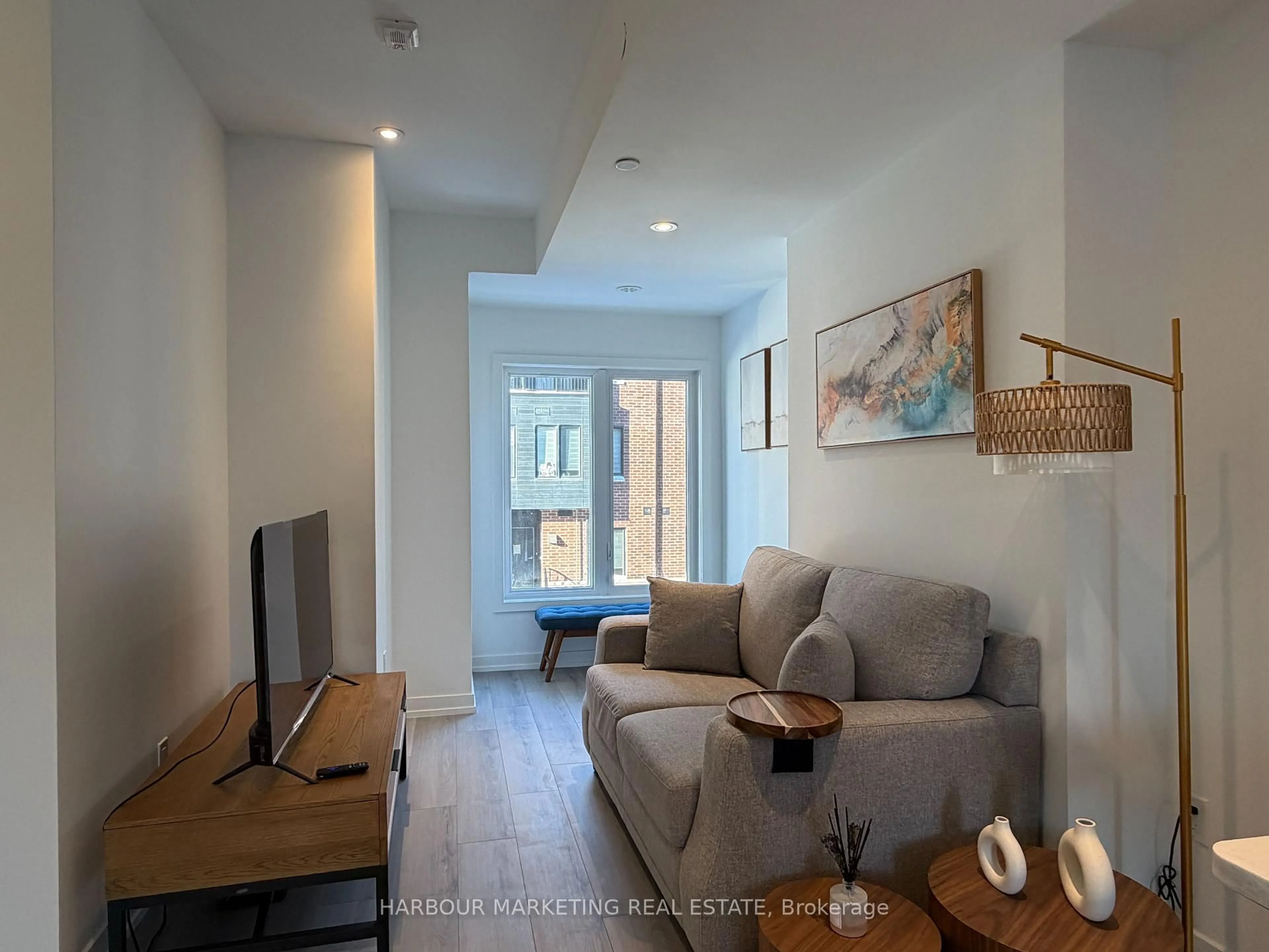 Living room with furniture, unknown for 23 Calamint Lane, Toronto Ontario M1W 2H1