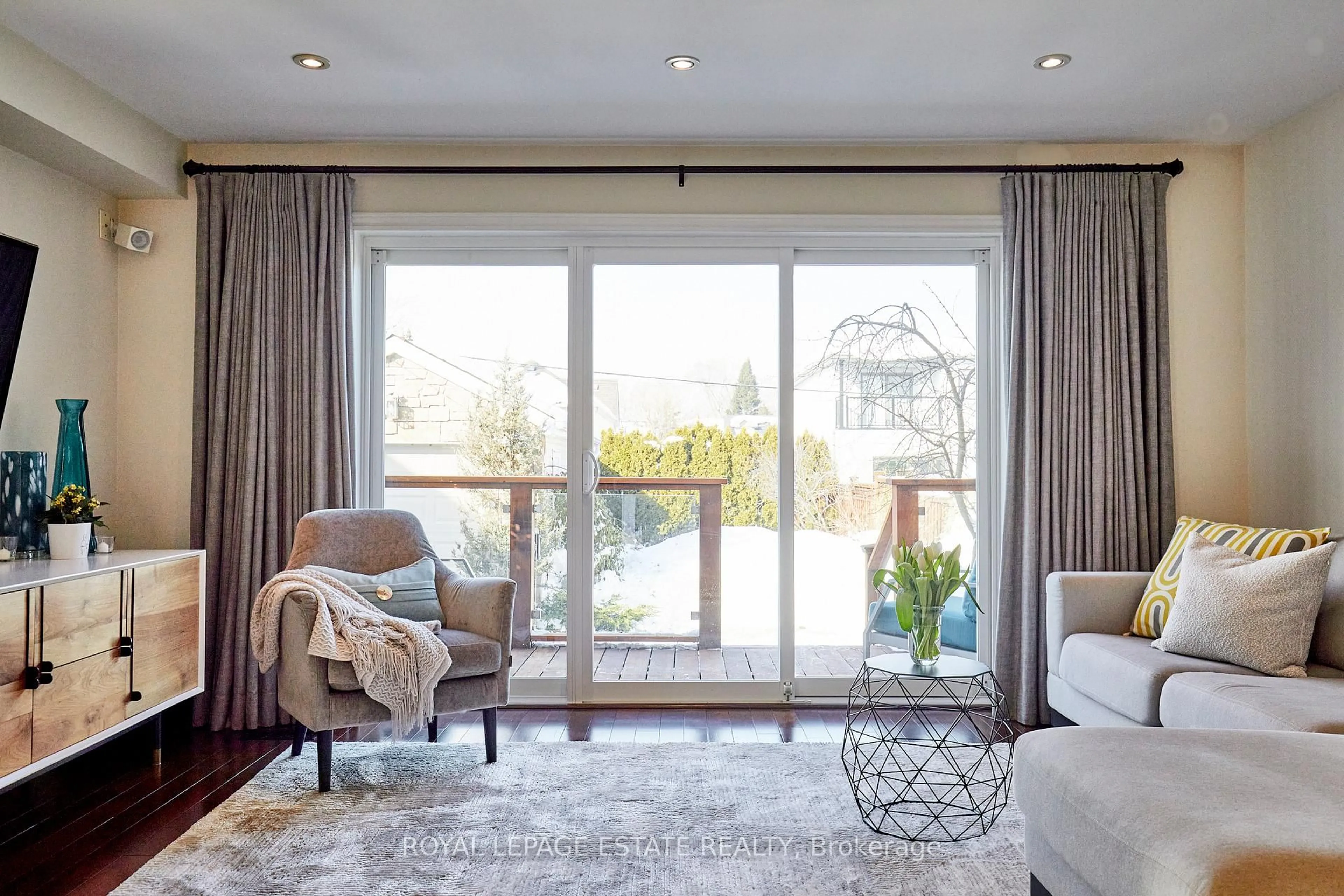 Living room with furniture, unknown for 108 Barker Ave, Toronto Ontario M4C 2N9