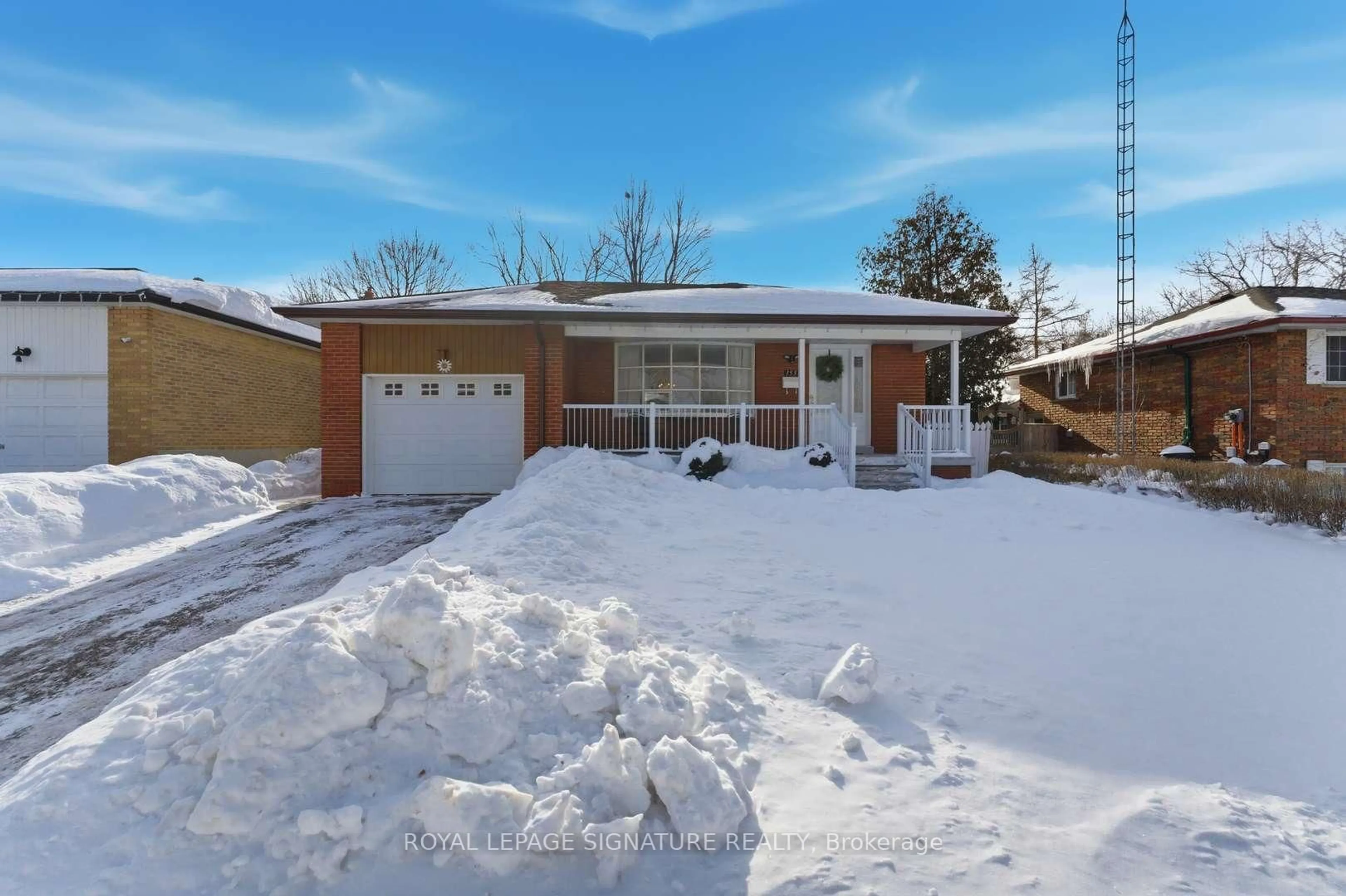 Home with brick exterior material, street for 153 Lynnbrook Dr, Toronto Ontario M1H 2N4