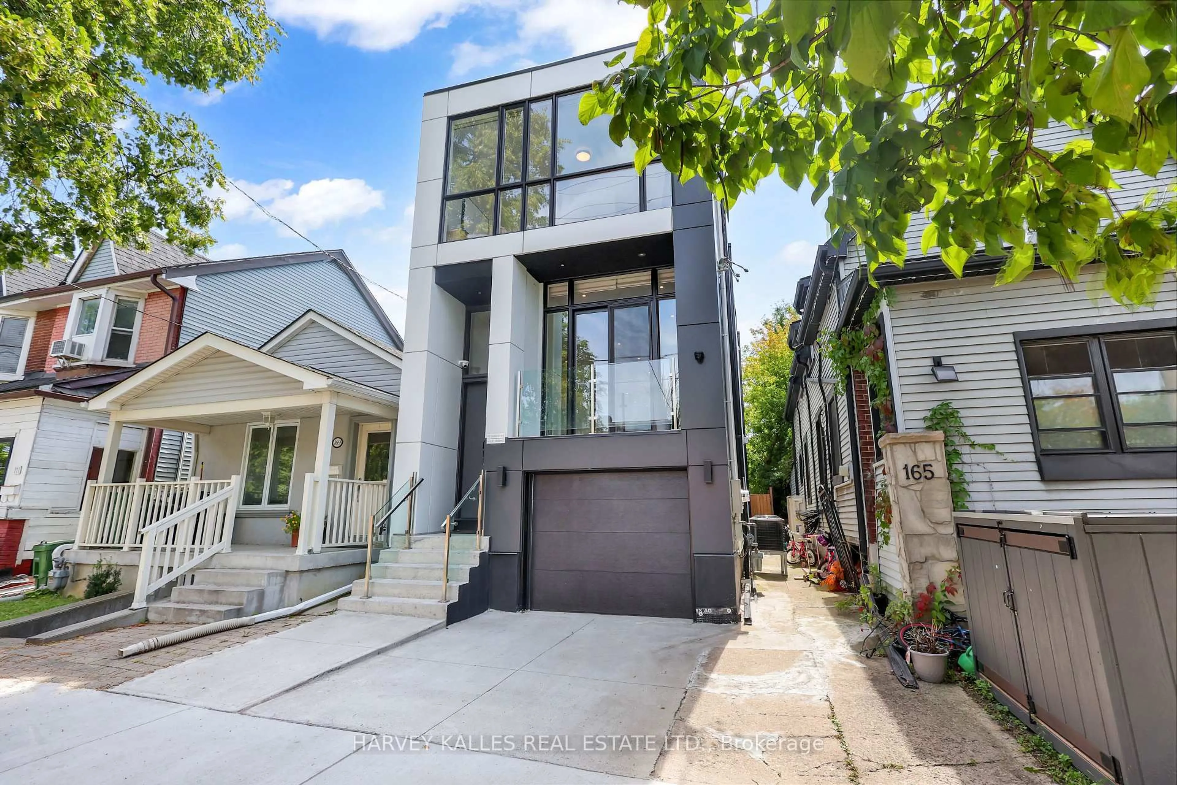 Home with brick exterior material, street for 167 Sammon Ave, Toronto Ontario M4J 1Z1