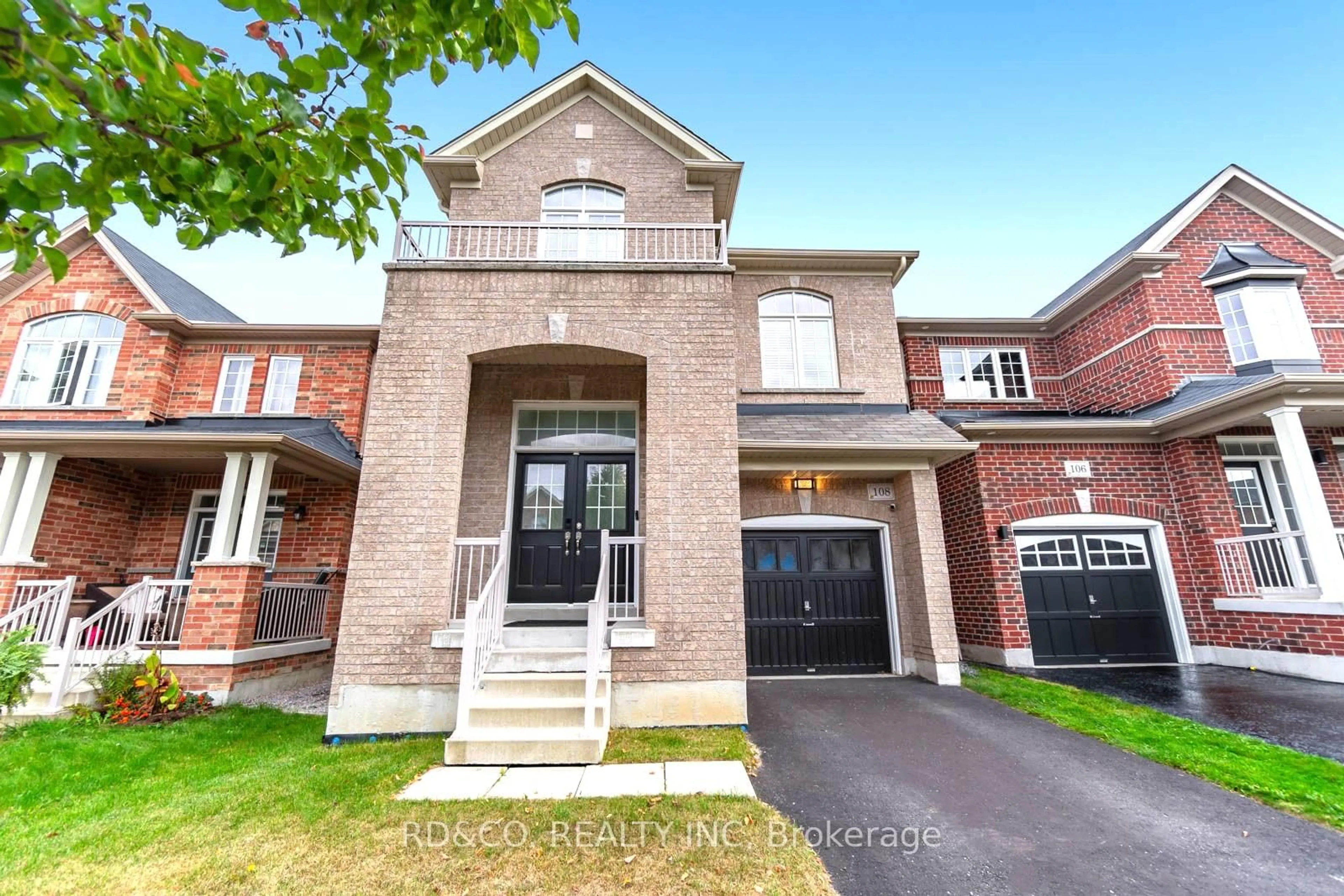 Home with brick exterior material, street for 108 Garrardview St, Ajax Ontario L1Z 0R2