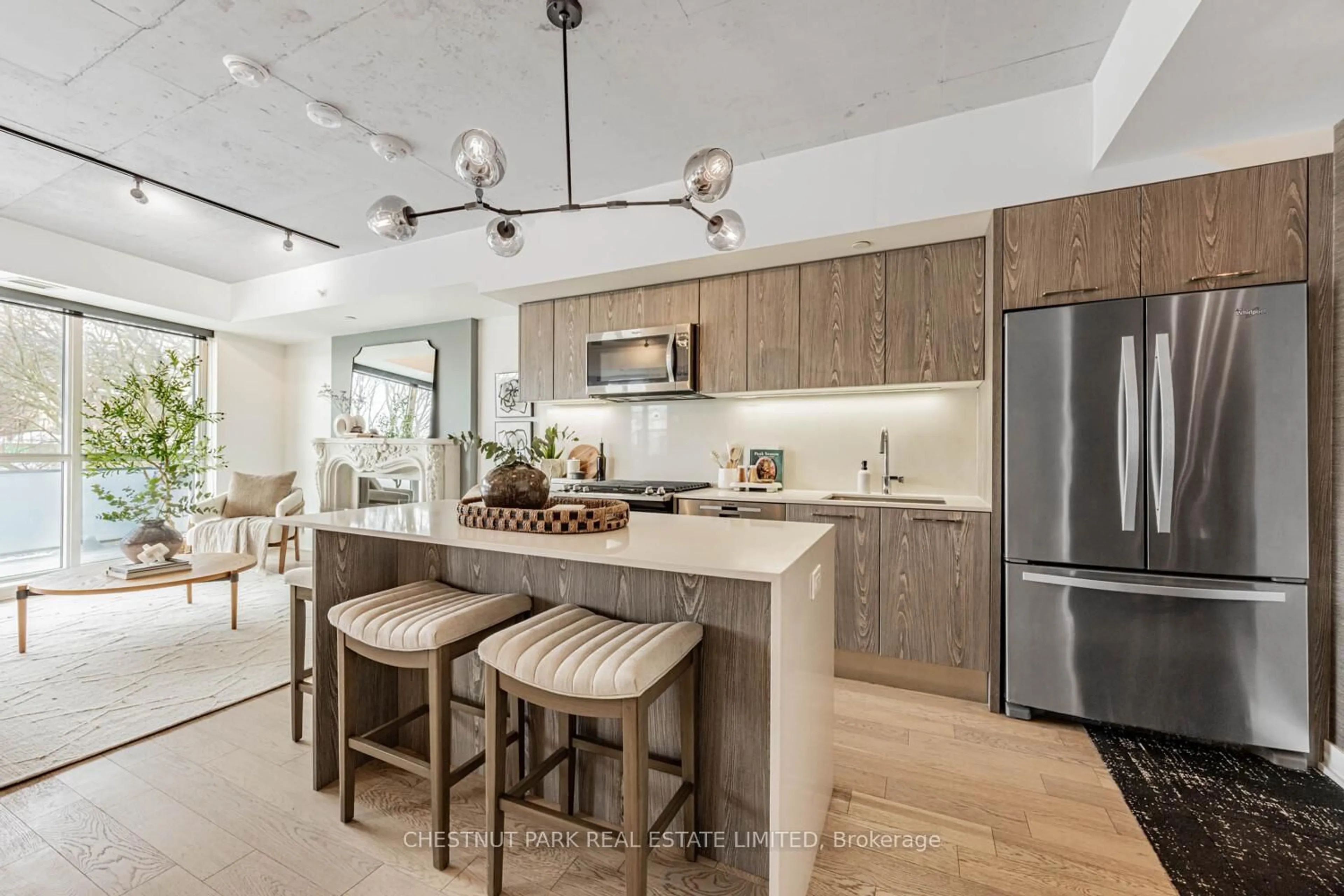 Open concept kitchen, unknown for 630 Kingston Rd #201, Toronto Ontario M4E 0B7