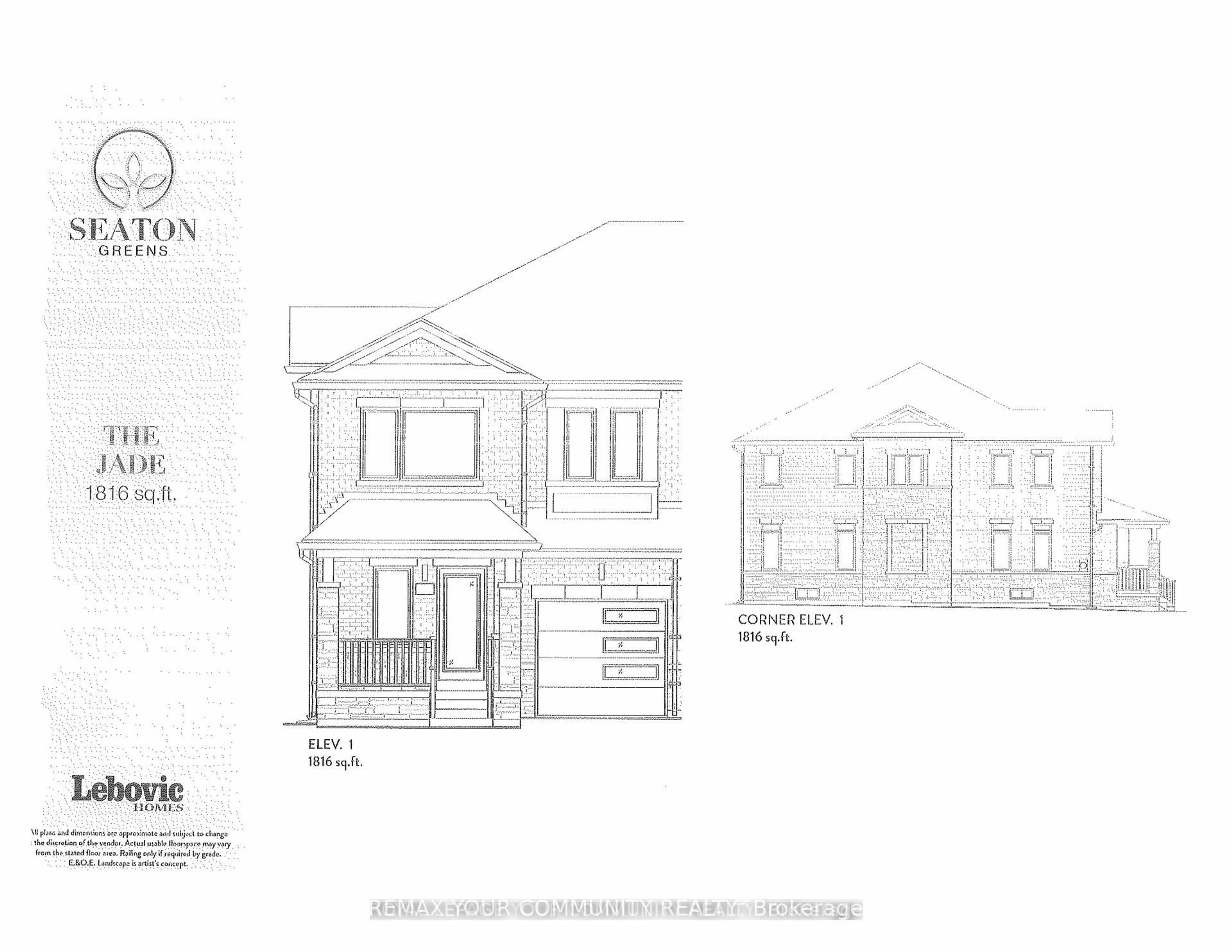 Floor plan for 1138 Zinnia Gdns, Pickering Ontario L1X 0R2