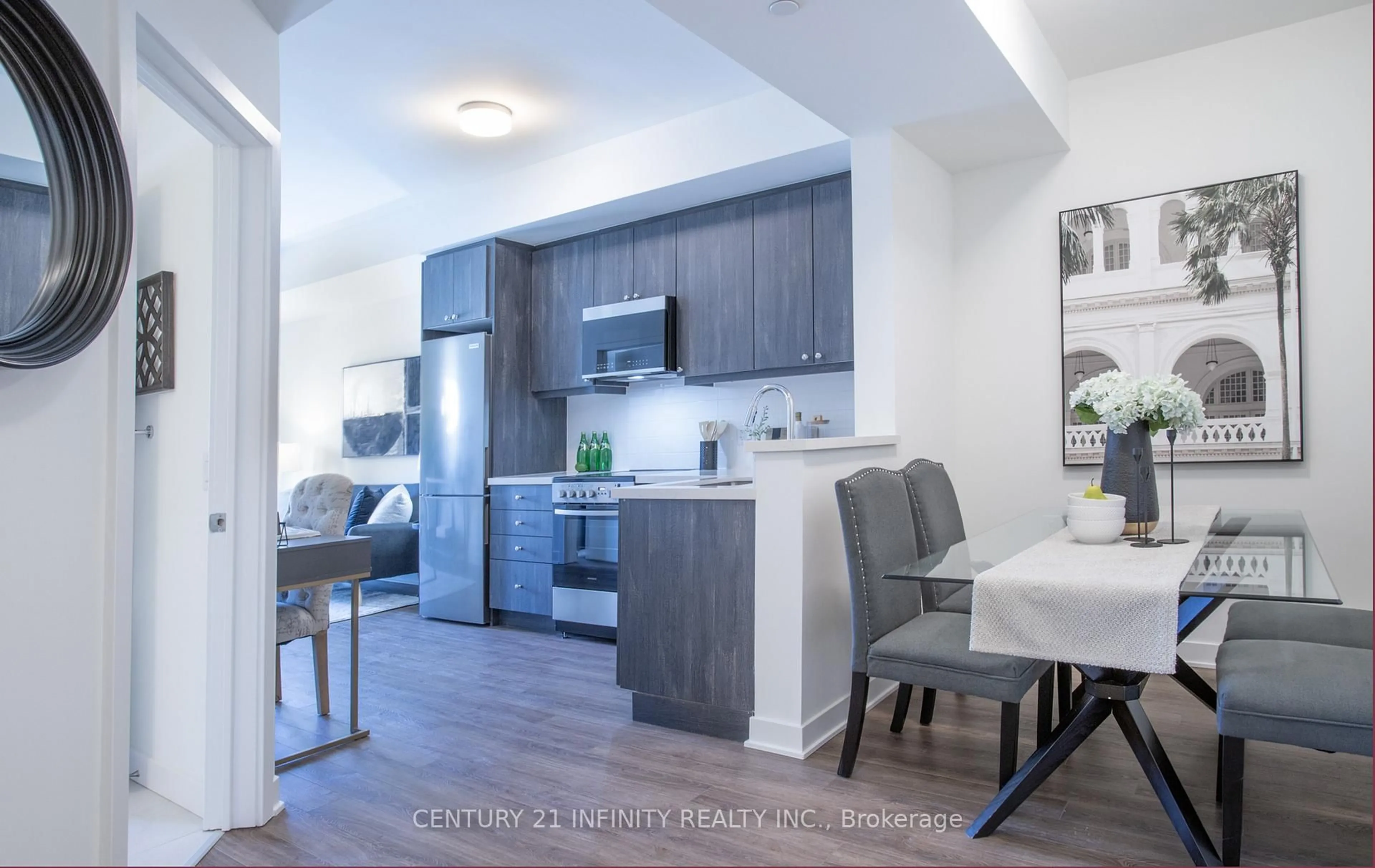 Open concept kitchen, unknown for 51 Clarington Blvd #218, Clarington Ontario L1C 7J8