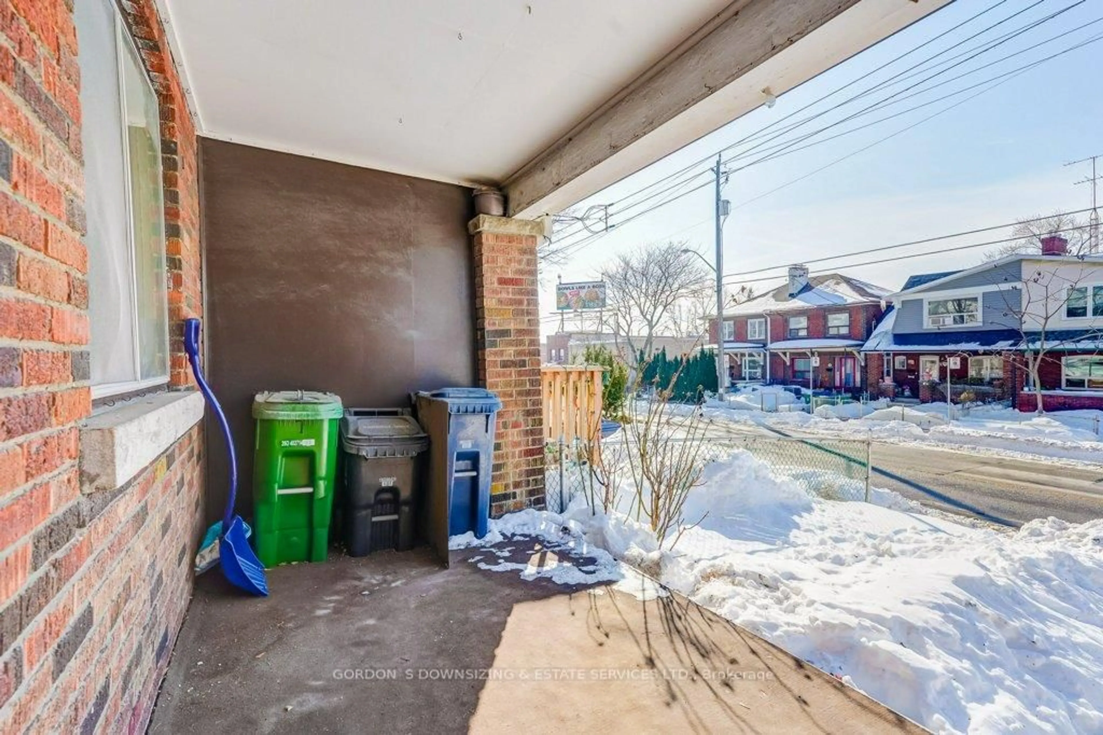 Patio, street for 203 Donlands Ave, Toronto Ontario M4J 3P9