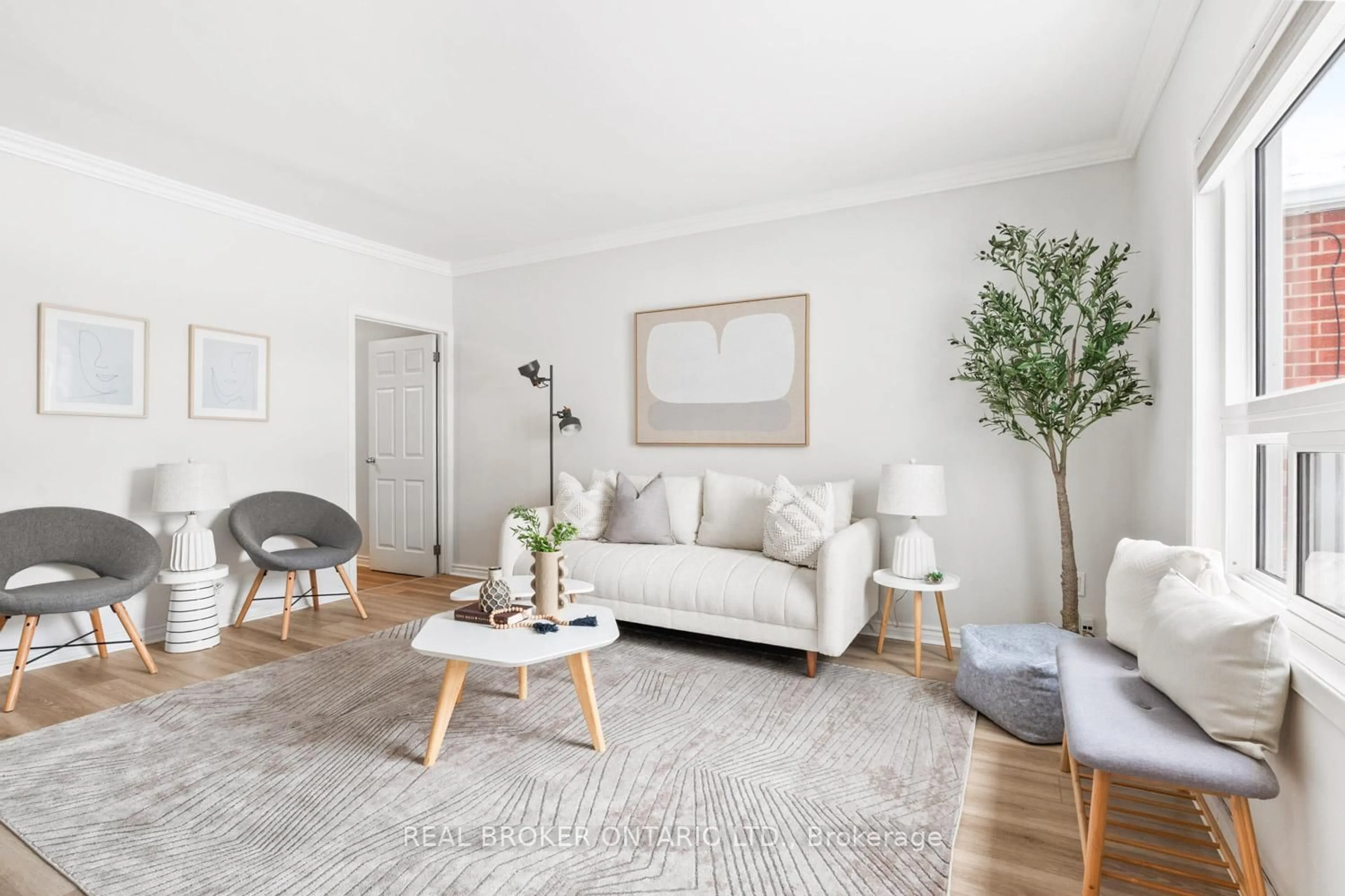 Living room with furniture, unknown for 680 Mortimer Ave, Toronto Ontario M4C 2K2