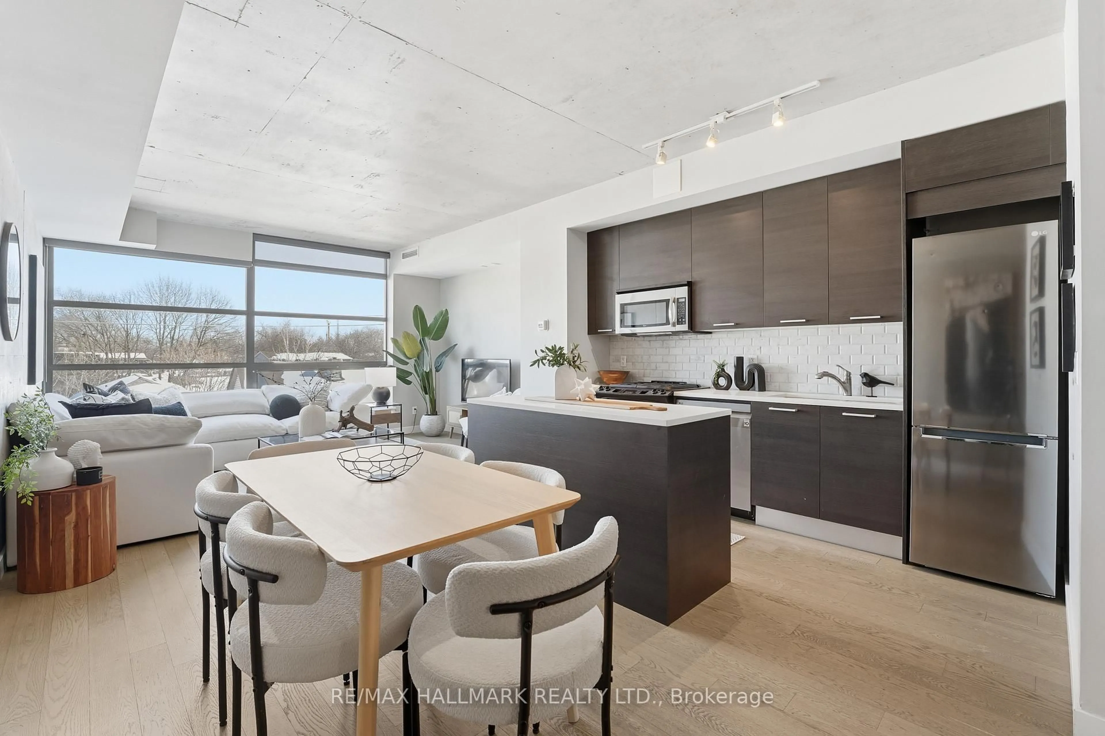 Open concept kitchen, unknown for 90 Broadview Ave #305, Toronto Ontario M4M 0A7