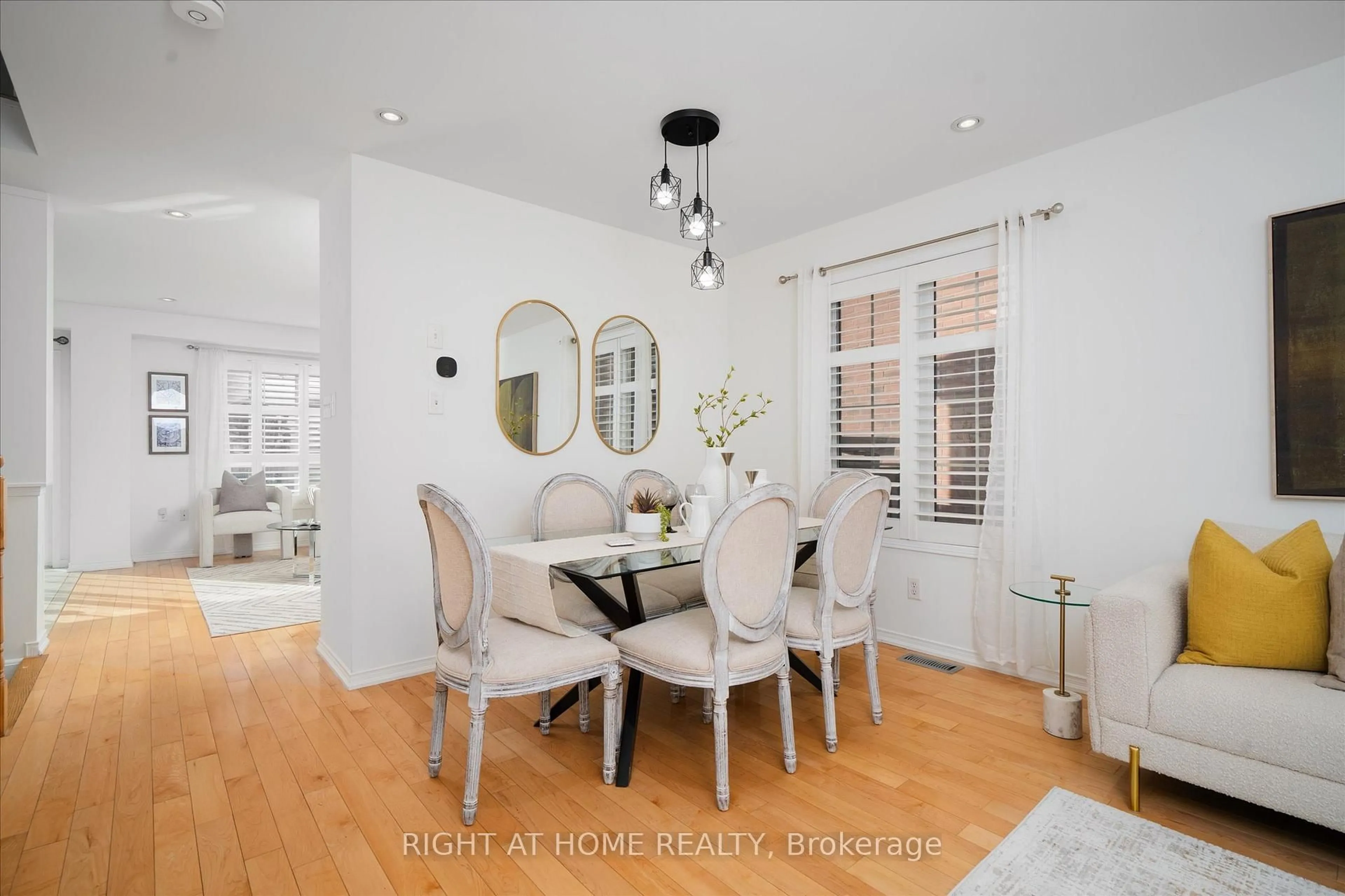 Dining room, wood/laminate floor for 89 Haskell Ave, Ajax Ontario L1T 0C7