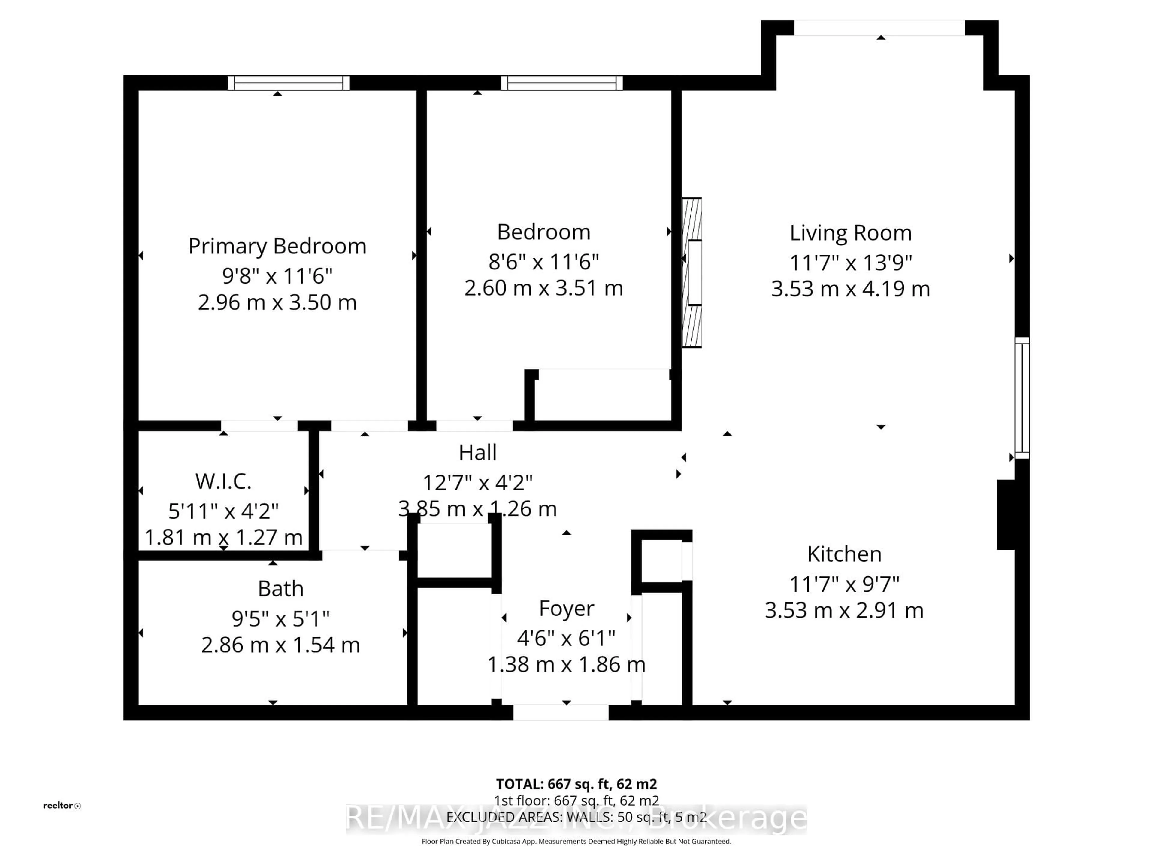 Floor plan for 87 Aspen Springs Dr #210, Clarington Ontario L1C 5J8