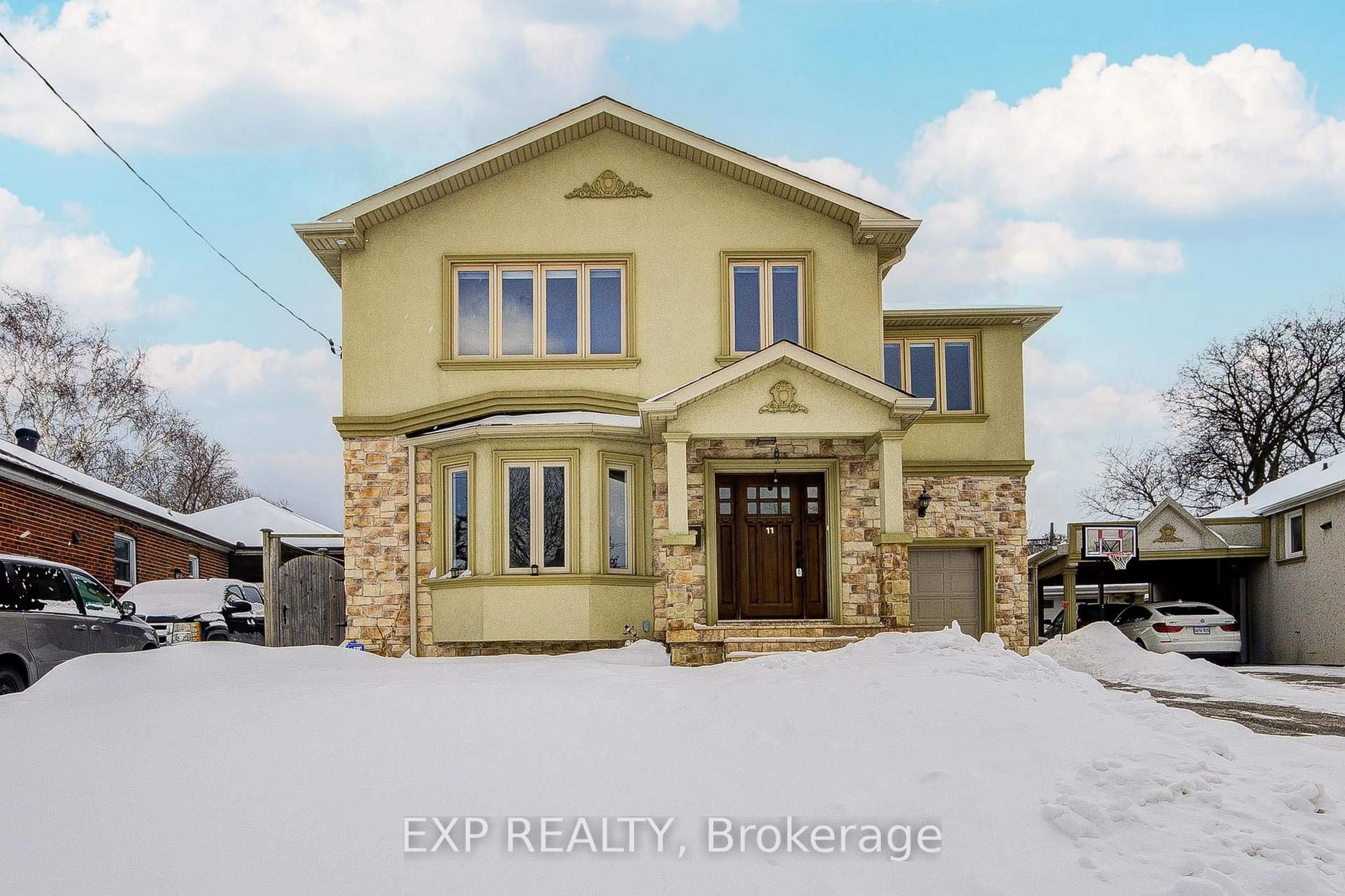 Home with brick exterior material, building for 11 Bellvare Cres, Toronto Ontario M1R 2M8