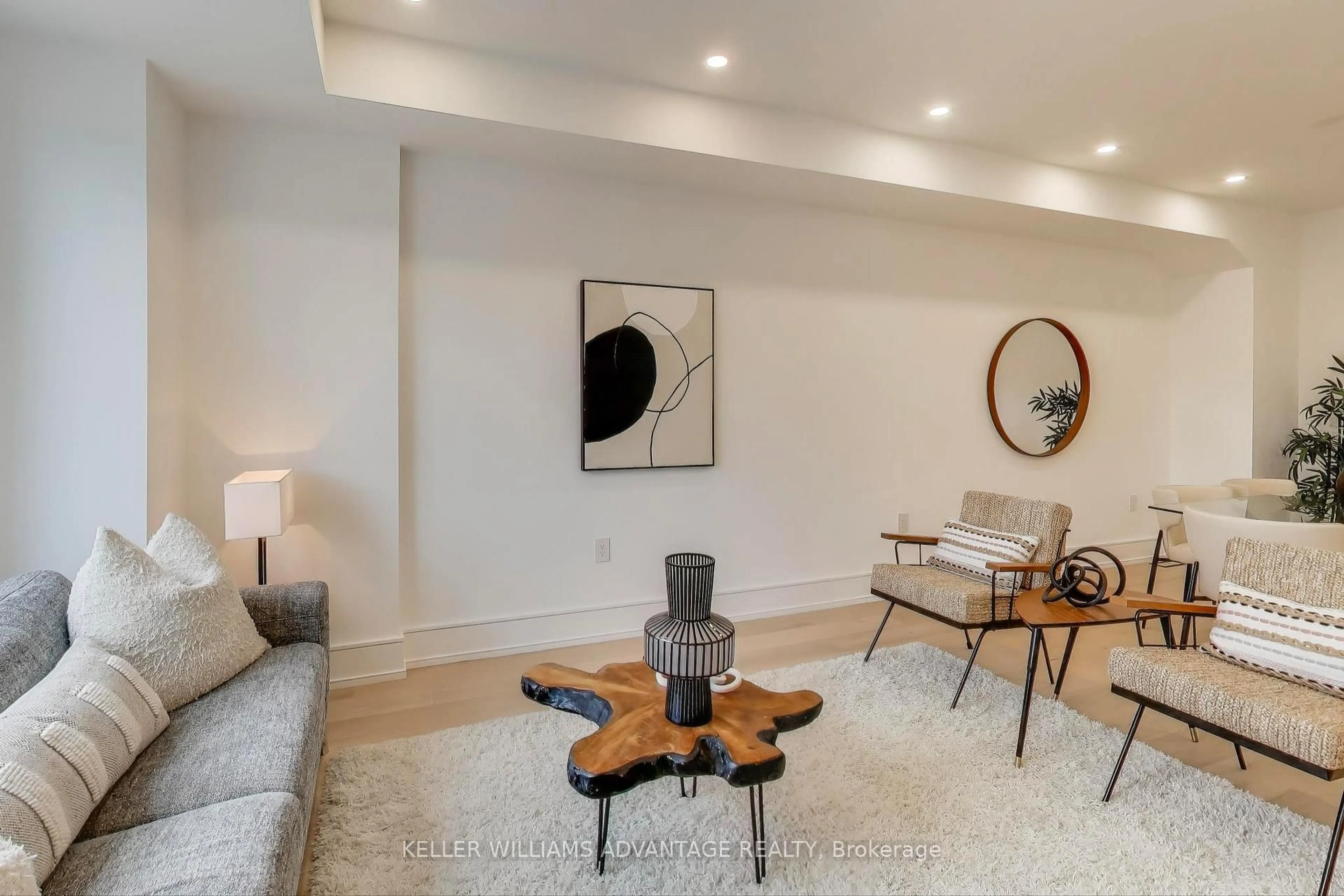 Living room with furniture, unknown for 102 Yardley Ave, Toronto Ontario M4B 2B1