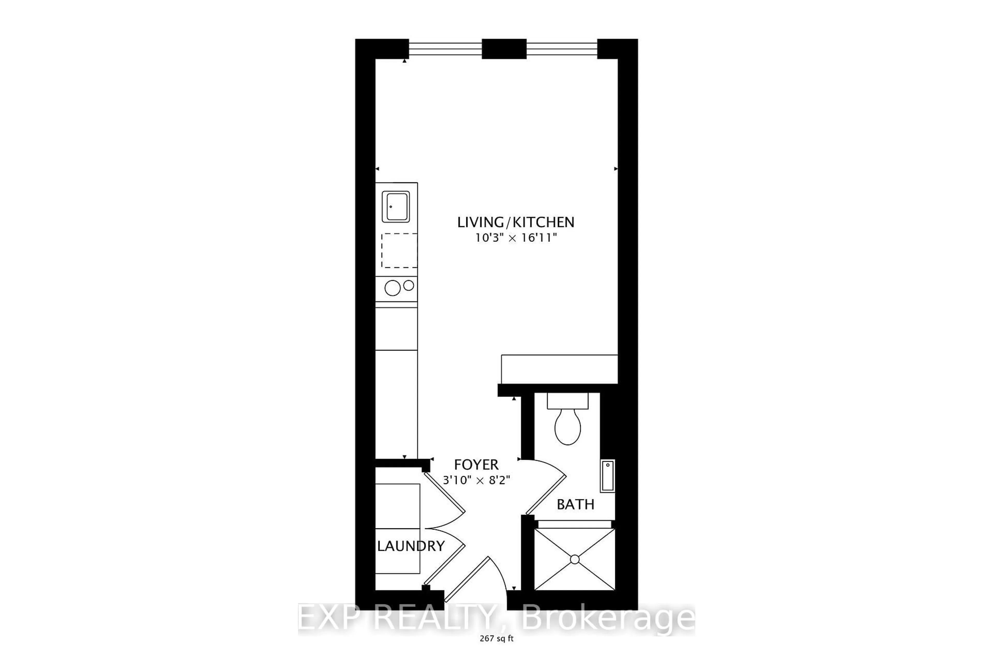 Floor plan for 1900 Simcoe St #739, Oshawa Ontario L1G 0C1