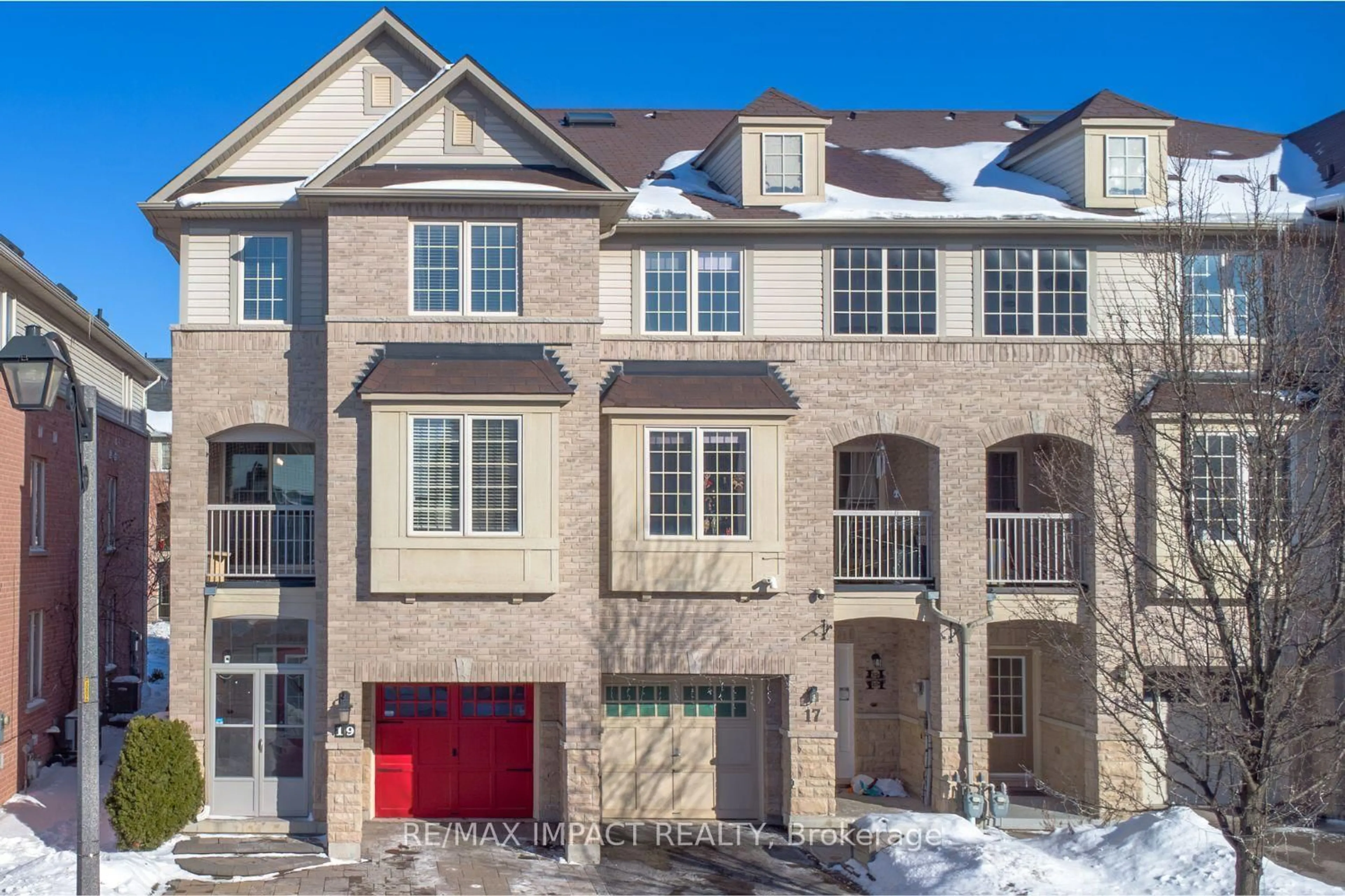 Home with brick exterior material, street for 19 Blunden Rd, Ajax Ontario L1Z 0K9