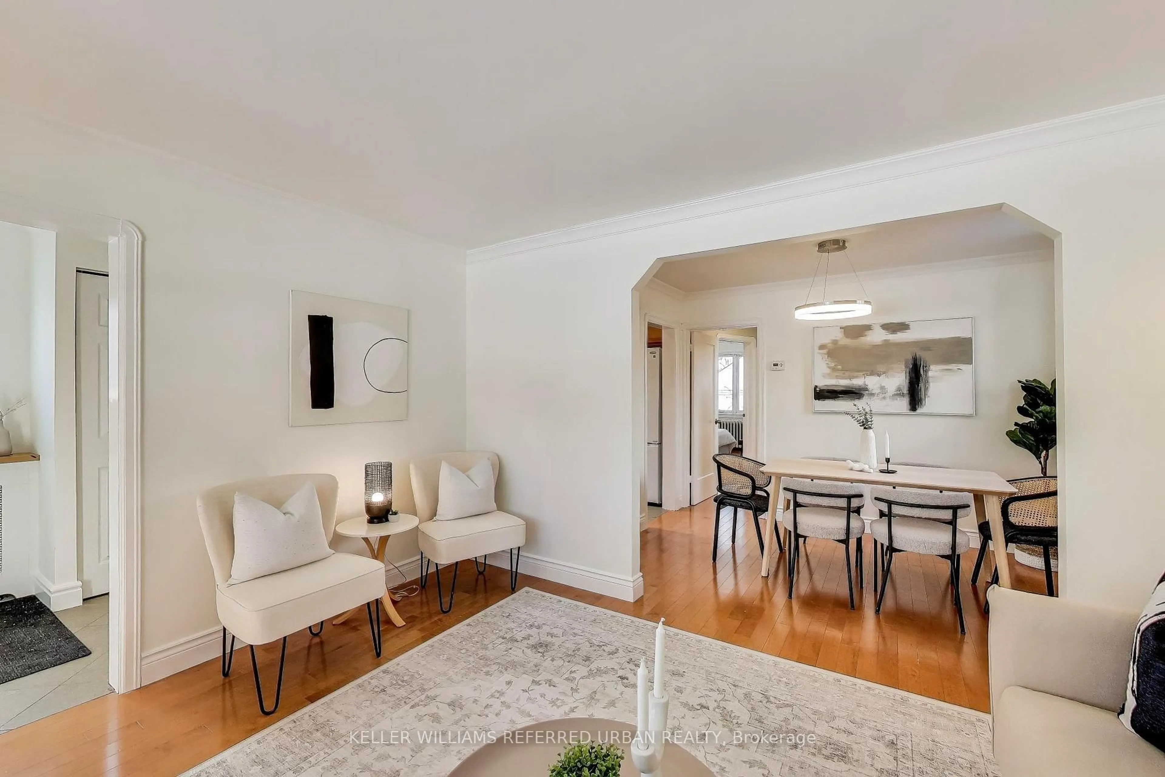 Living room with furniture, unknown for 4 Barfield Ave, Toronto Ontario M4J 4N5