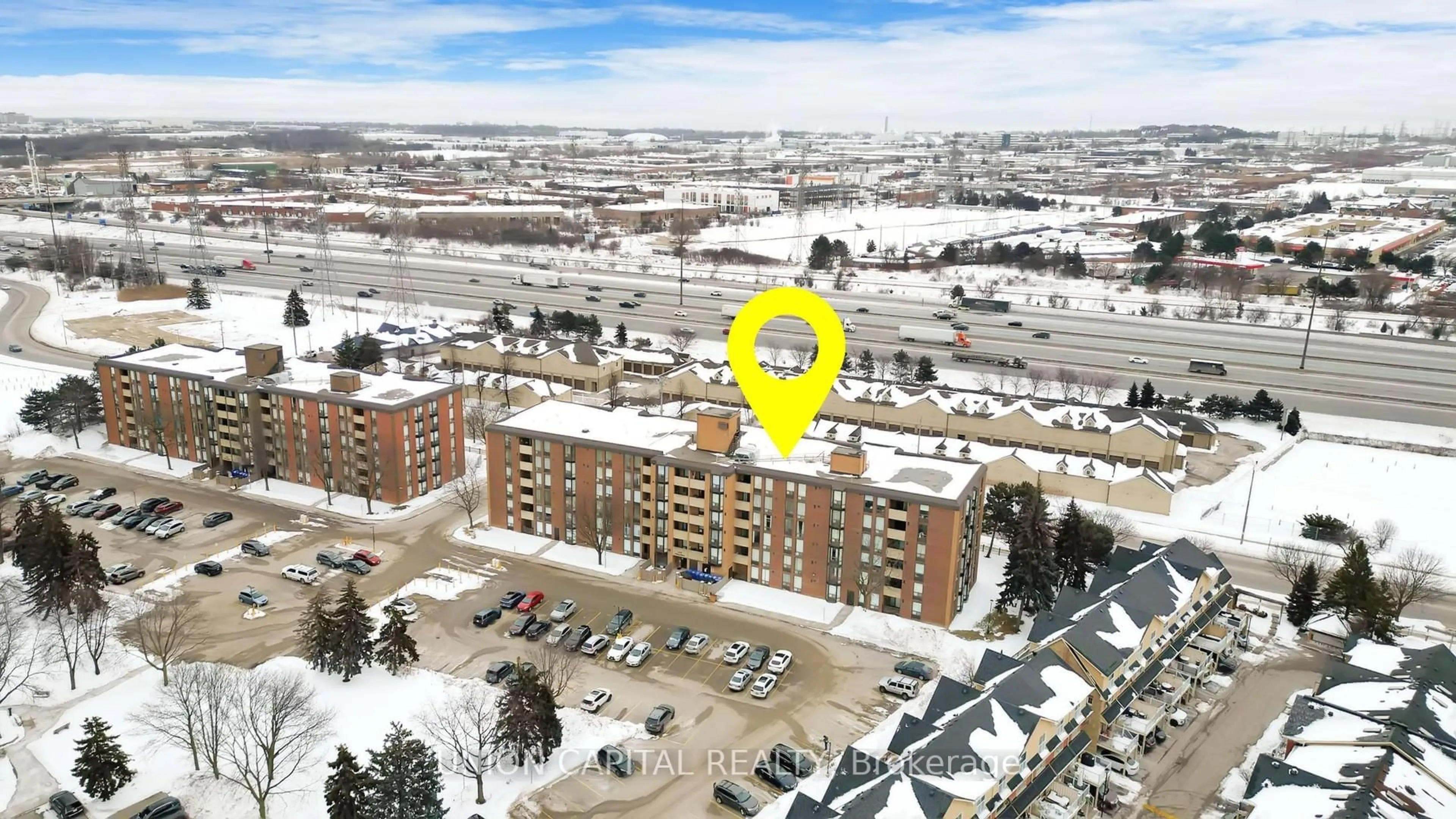 A pic from outside/outdoor area/front of a property/back of a property/a pic from drone, unknown for 1530 Pickering Pkwy #101, Pickering Ontario L1V 3V8