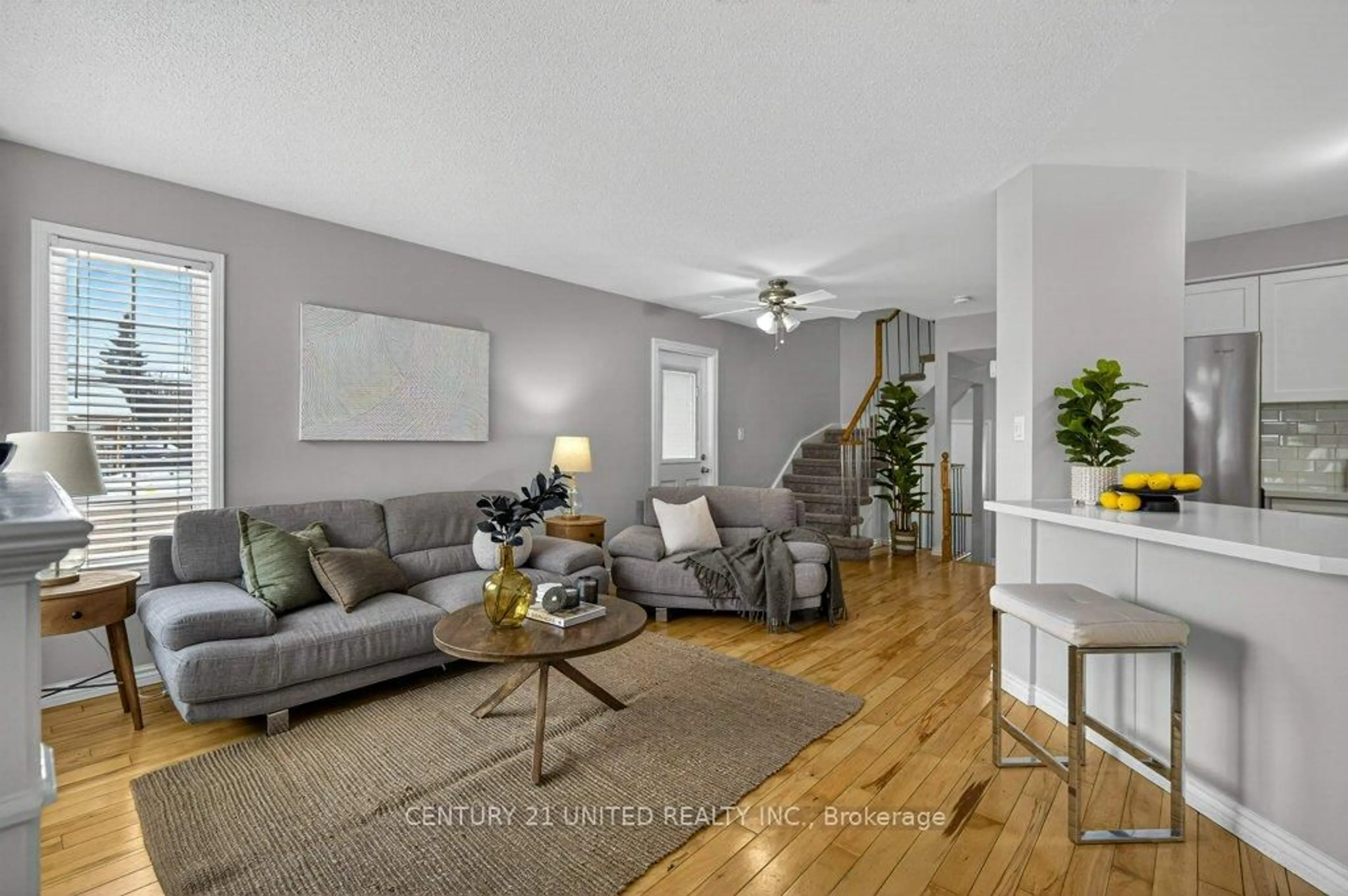Living room with furniture, unknown for 1780 Woodgate Tr, Oshawa Ontario L1G 8B3