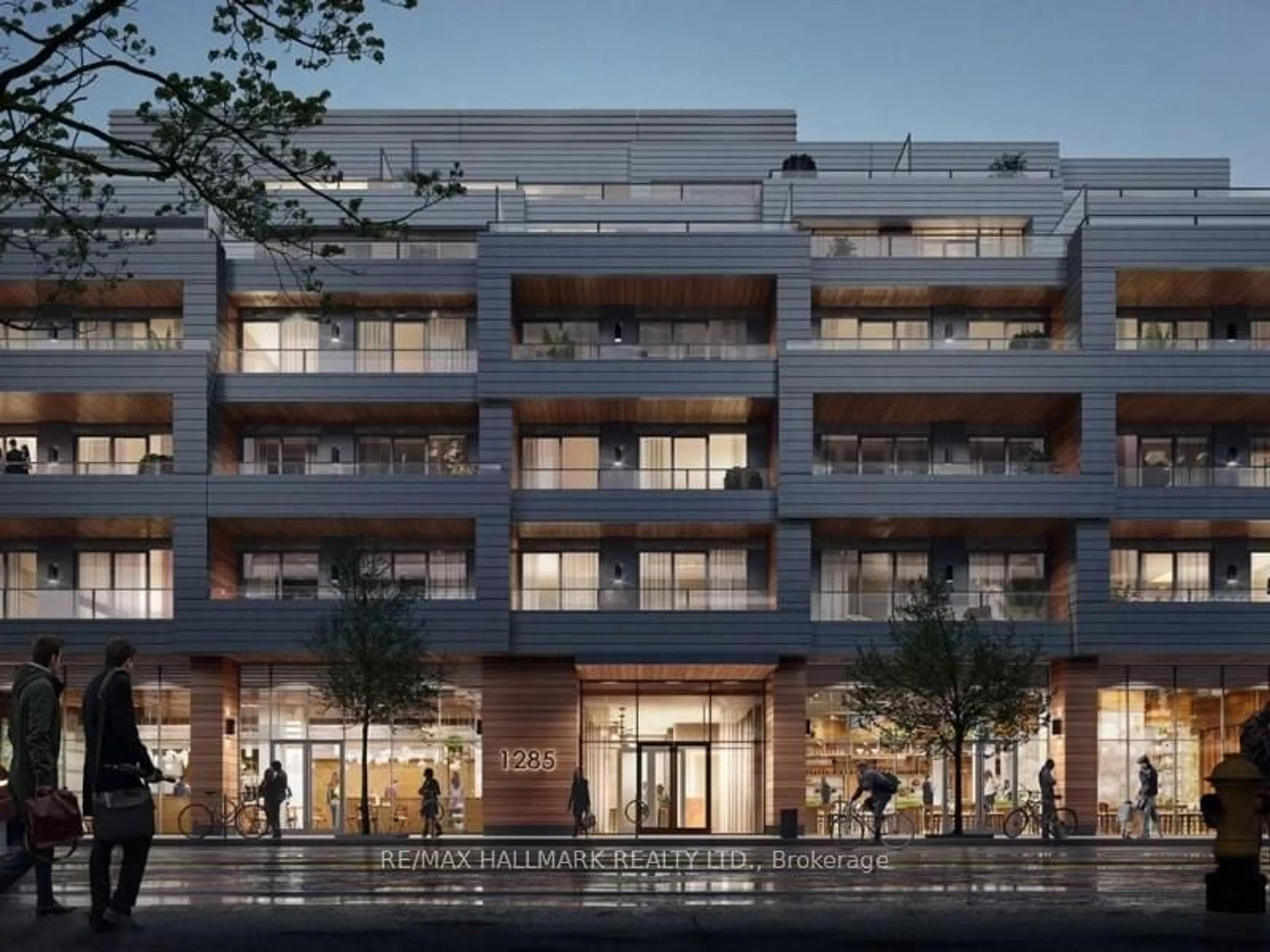 Indoor foyer for 1285 Queen St #102, Toronto Ontario M4L 1C2