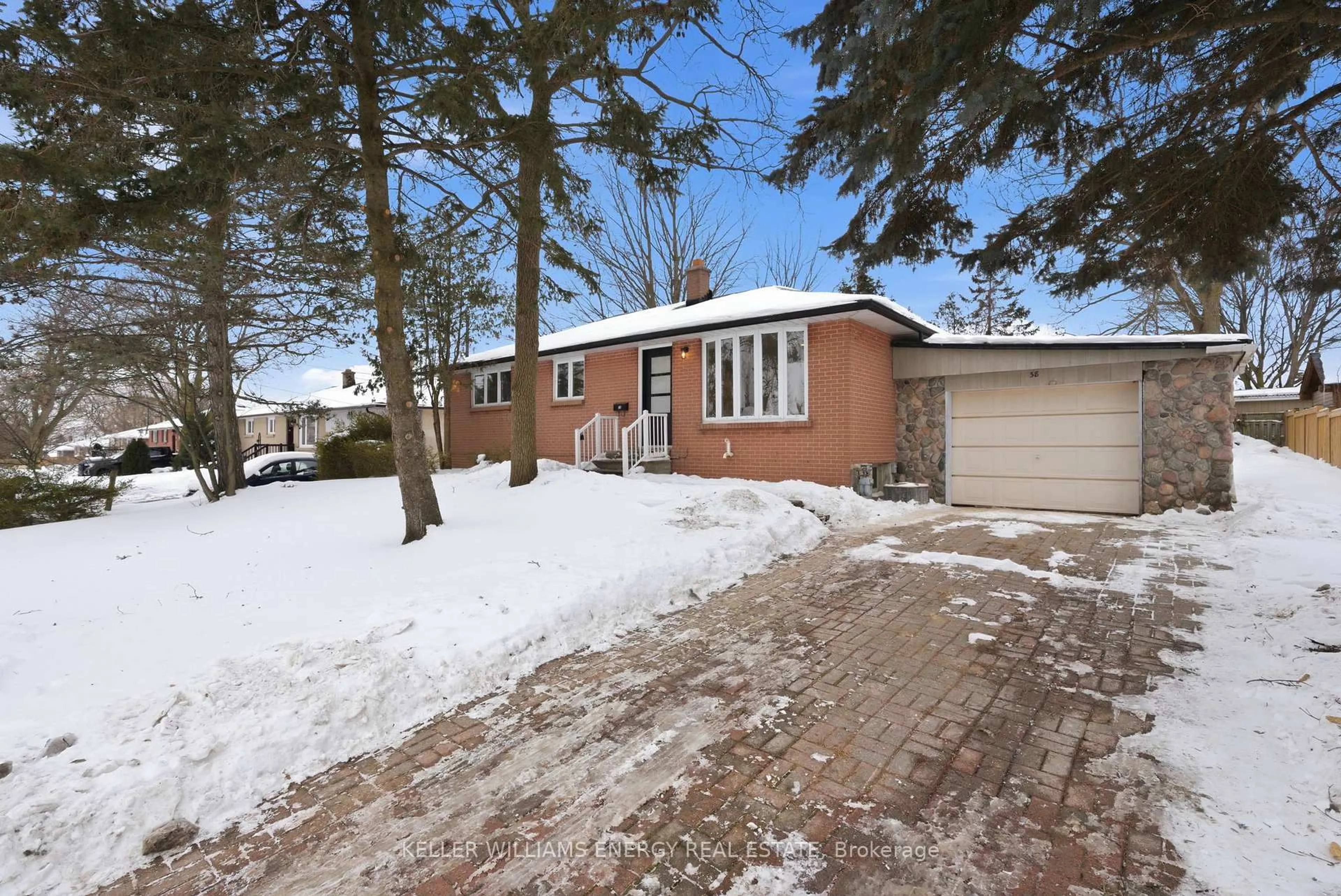Home with brick exterior material, street for 38 Ferguson Ave, Whitby Ontario L1M 1A6