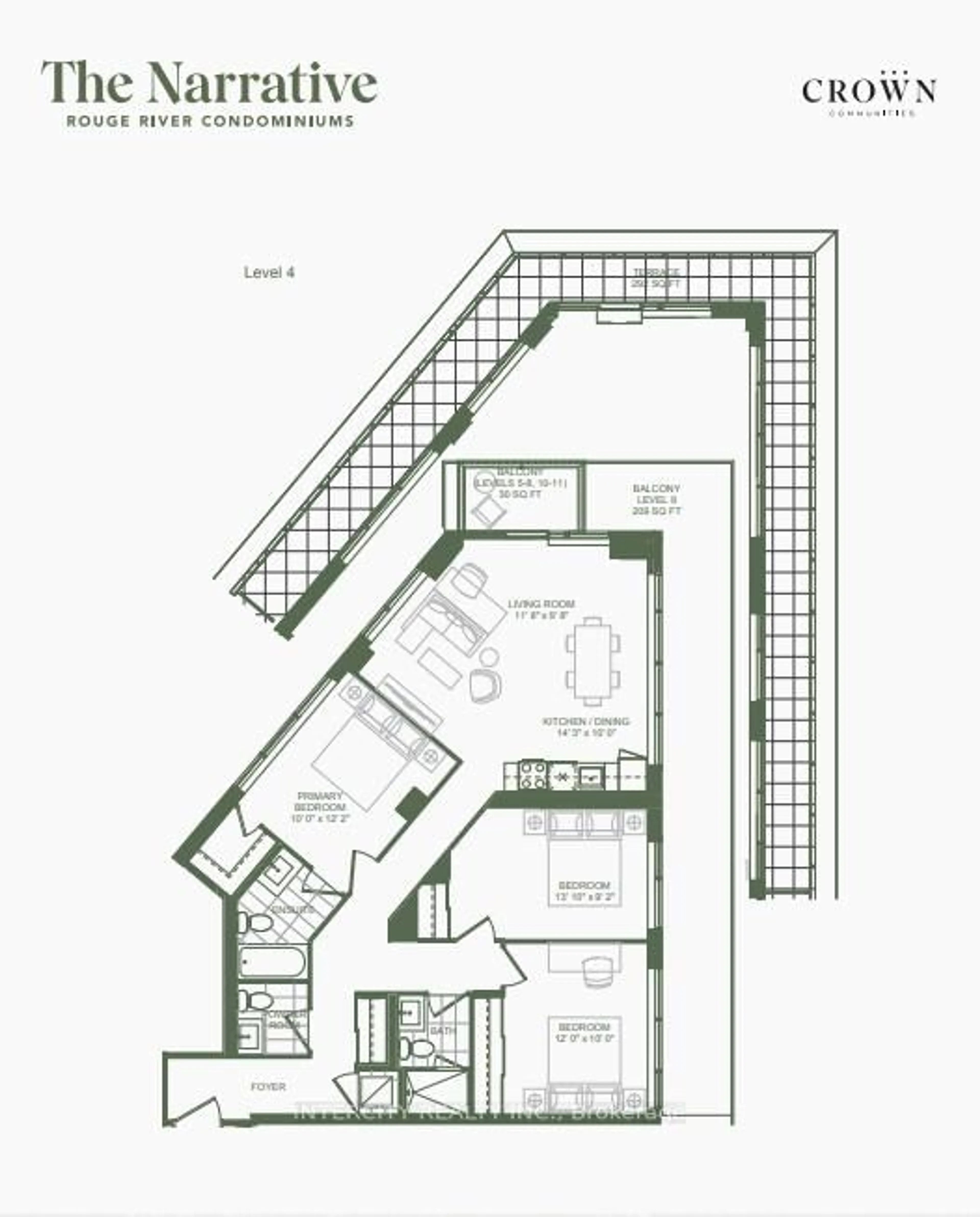 Floor plan for 7439 Kingston Rd #524, Toronto Ontario M1B 0G1
