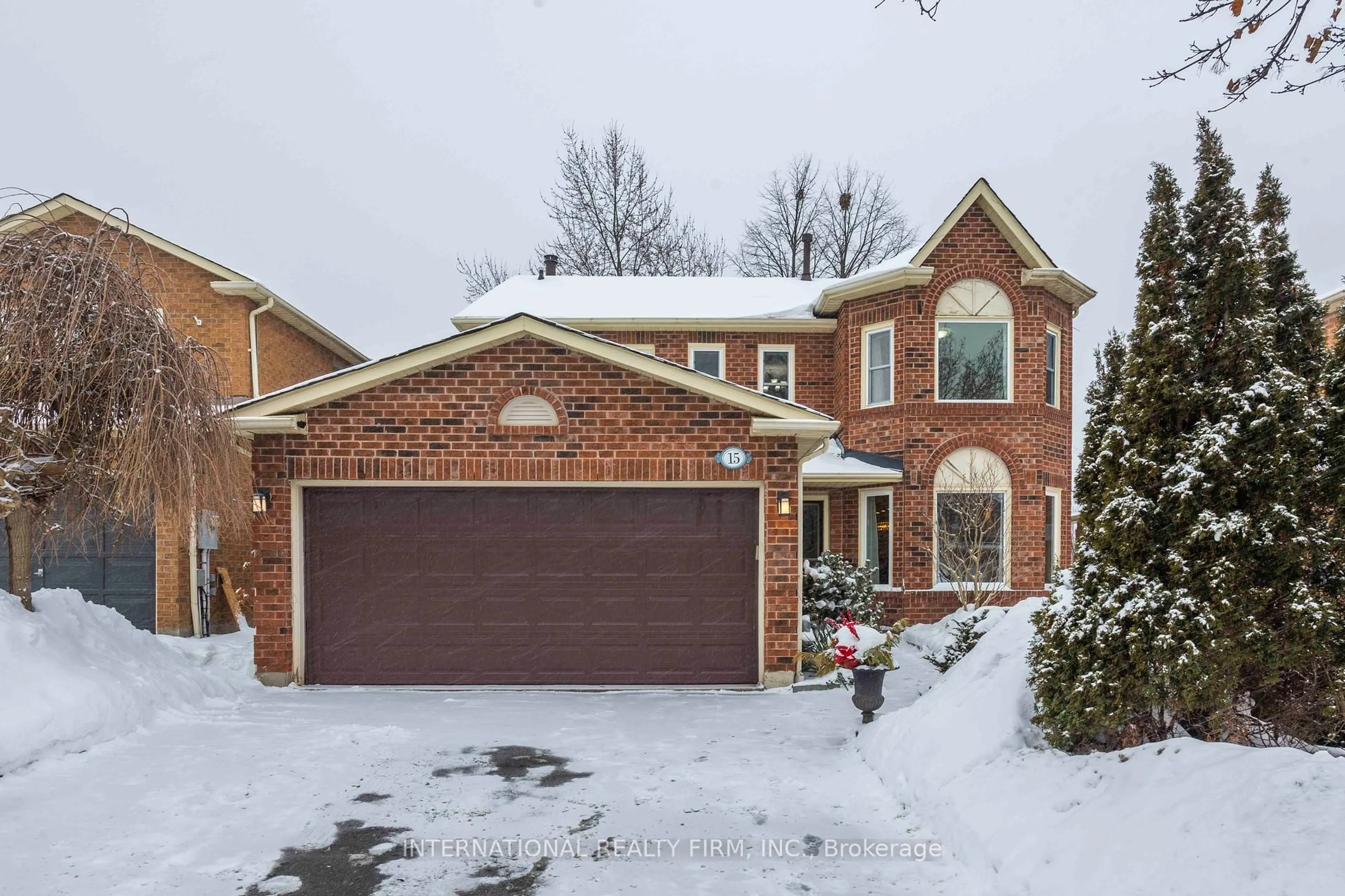 Home with brick exterior material, street for 15 Carmichael Dr, Whitby Ontario L1N 9A4