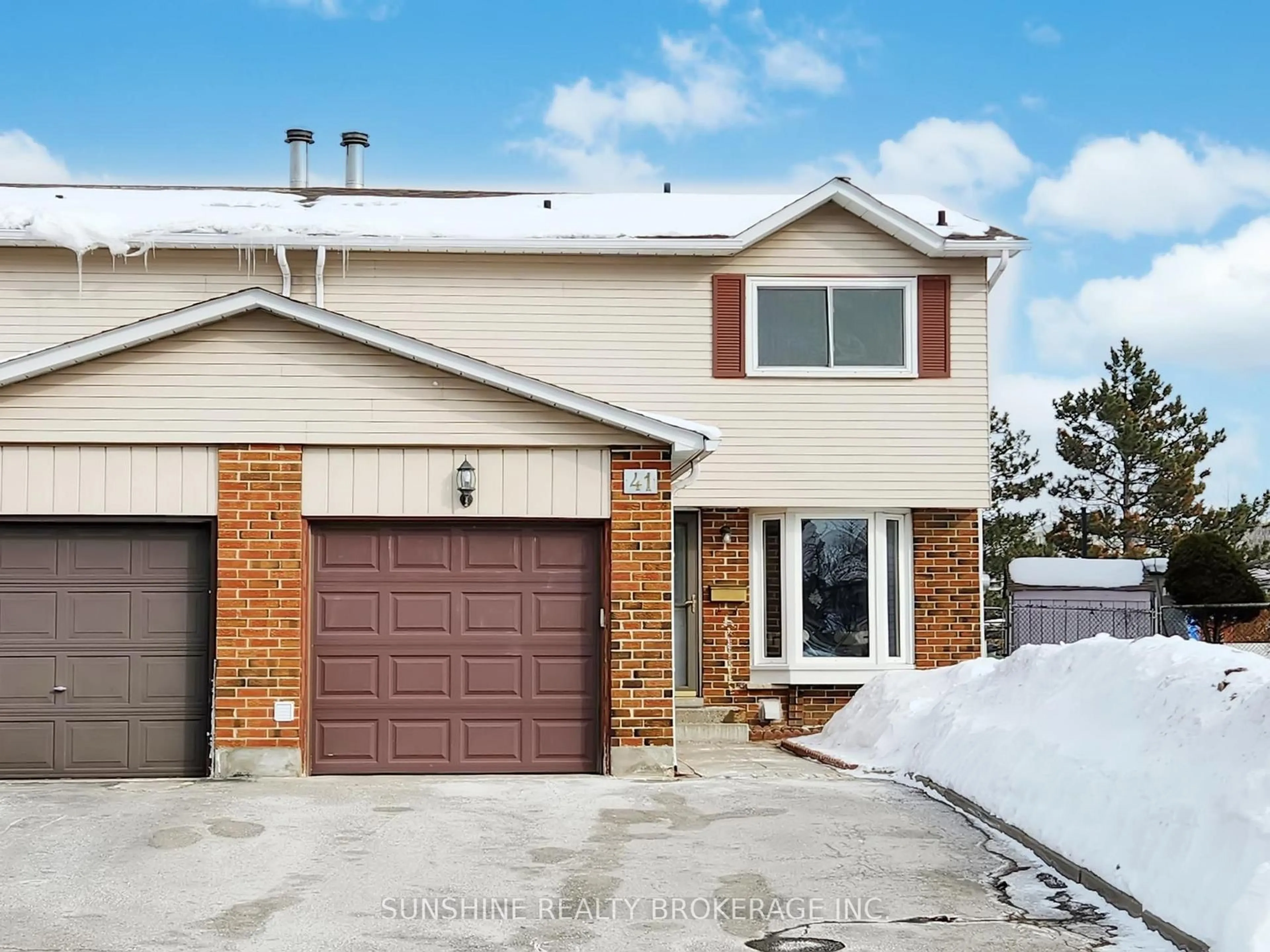 Home with brick exterior material, street for 41 Blue Pond Pl, Toronto Ontario M1V 1Y1